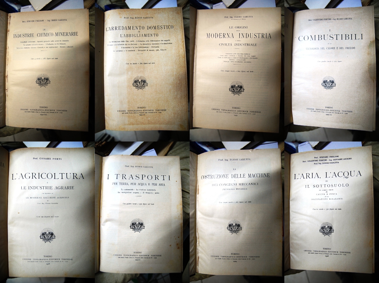 Le conquiste dell'industria - 8 volumi -