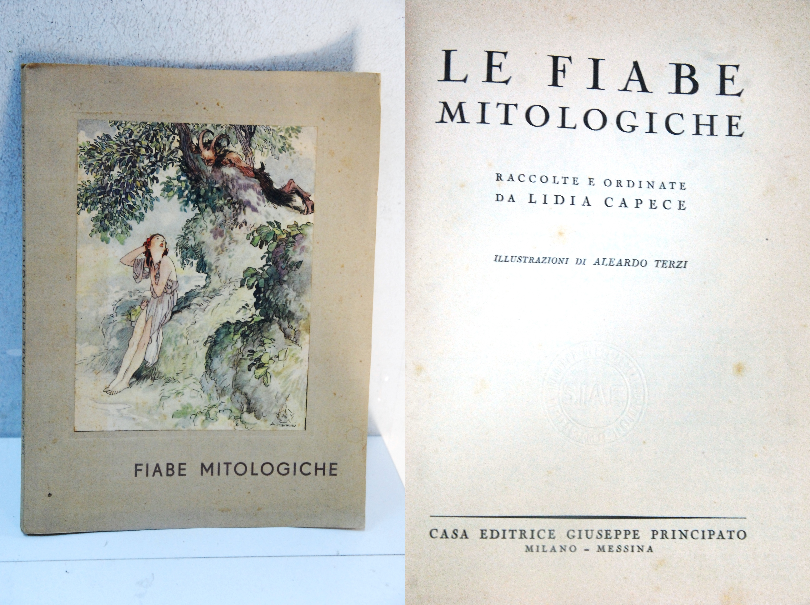 le fiabe mitologiche aleardo terzi (ottime cdz.)