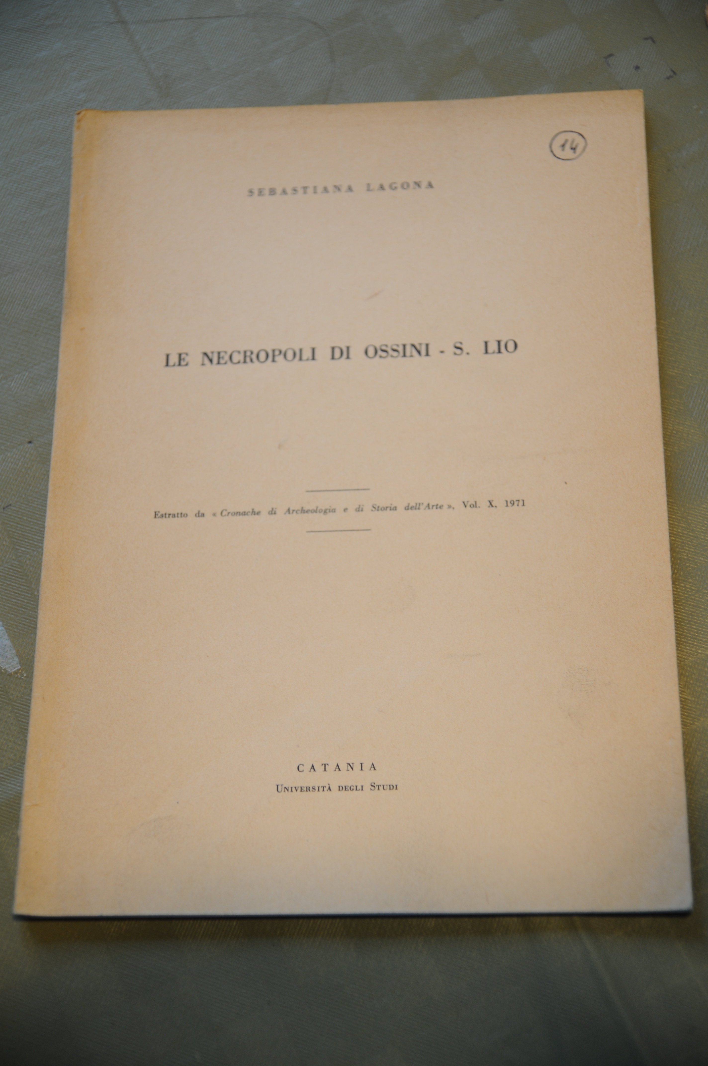 le necropoli di ossini