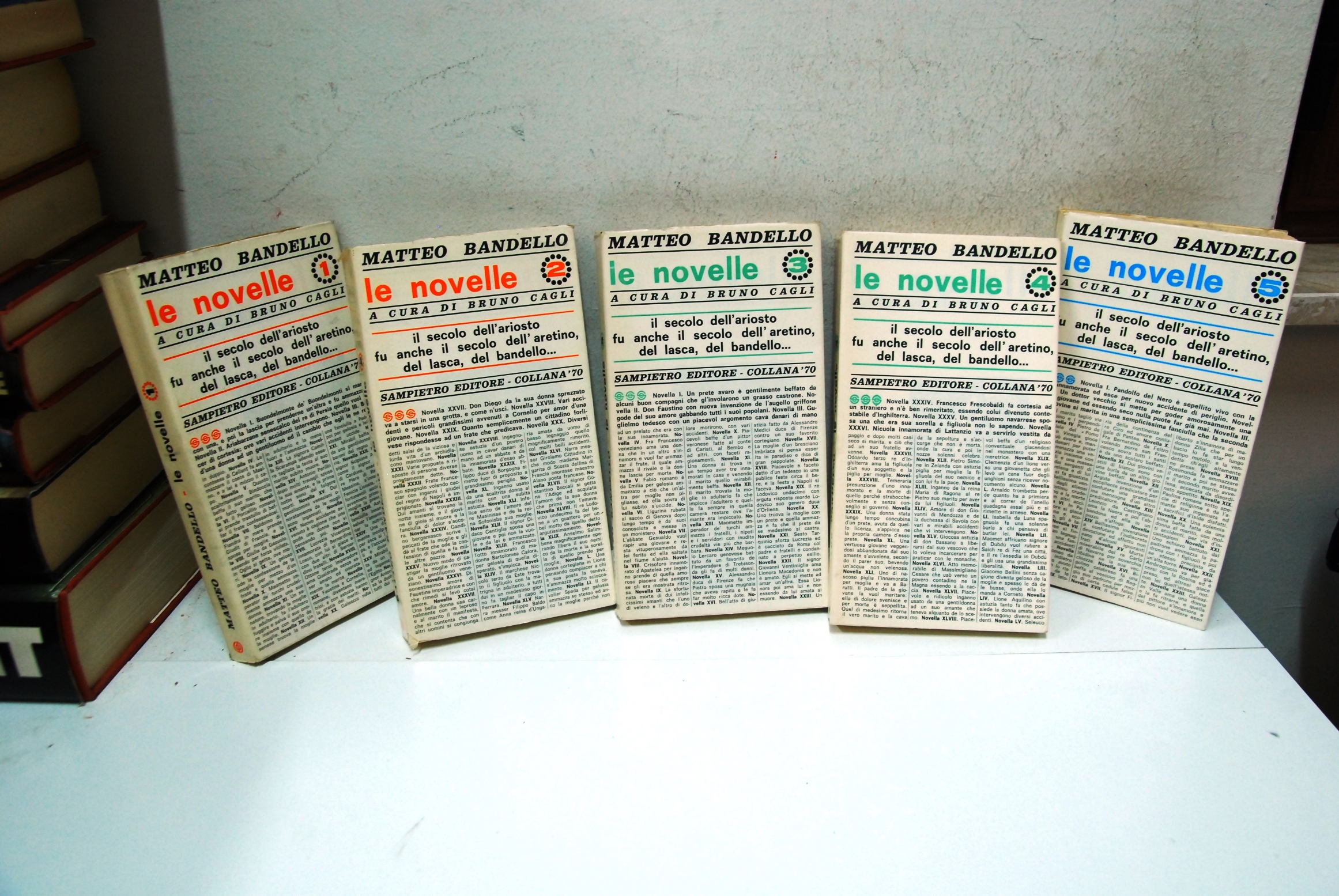 Le novelle cagli, vol. 1,2,3,4,5