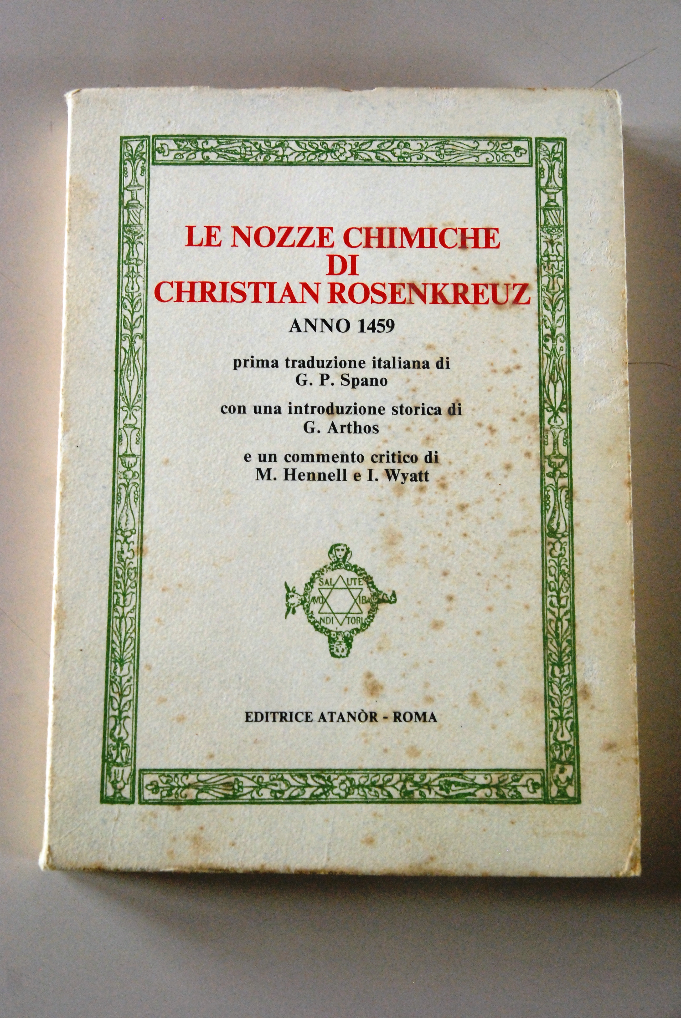 le nozze chimiche di christian rosenkreuz atanor anno 1459 1 …