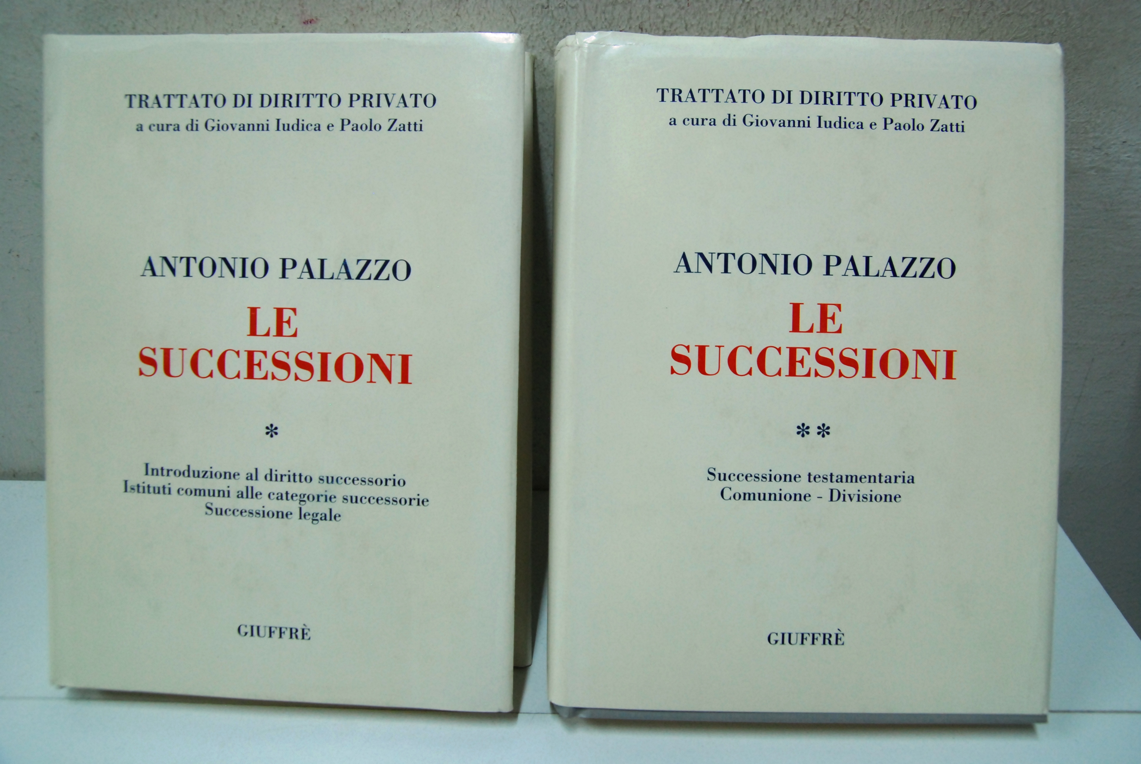 Le Successioni in 2 volumi completi