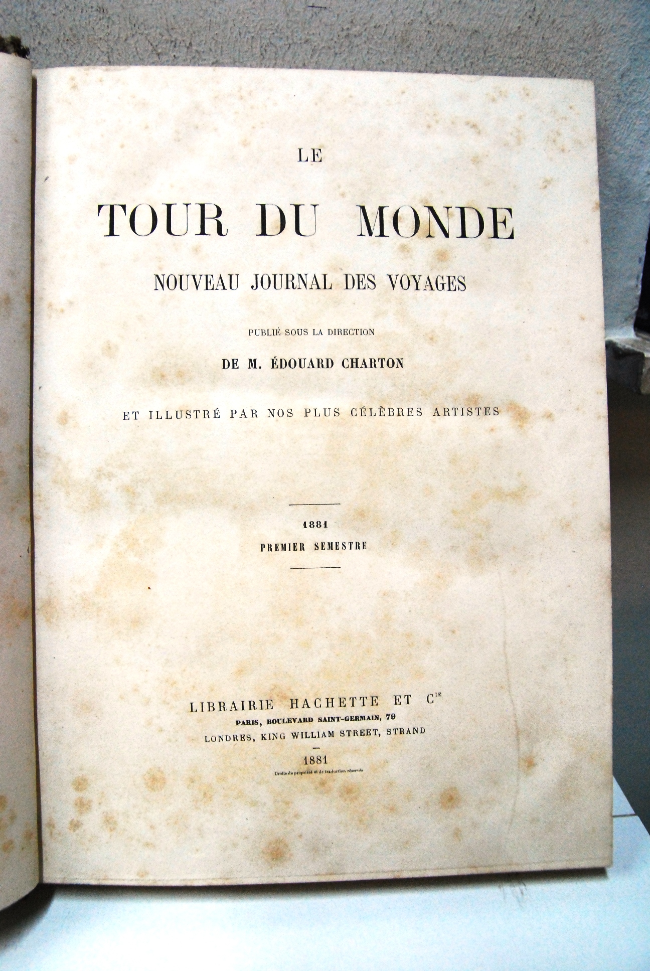 Le tour du monde primo semestre