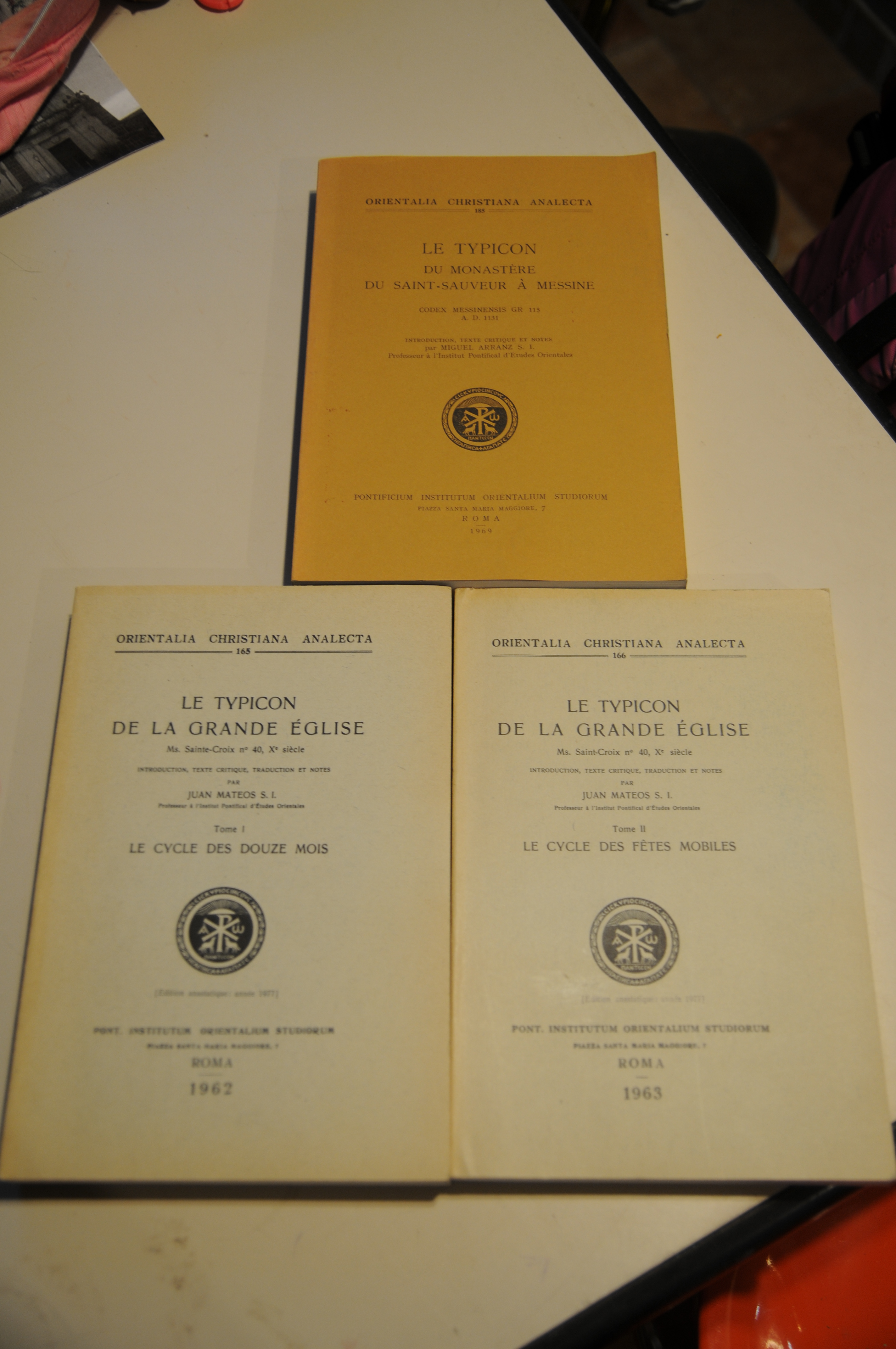 le typicon de la grande eglise tome 1 1962 e …