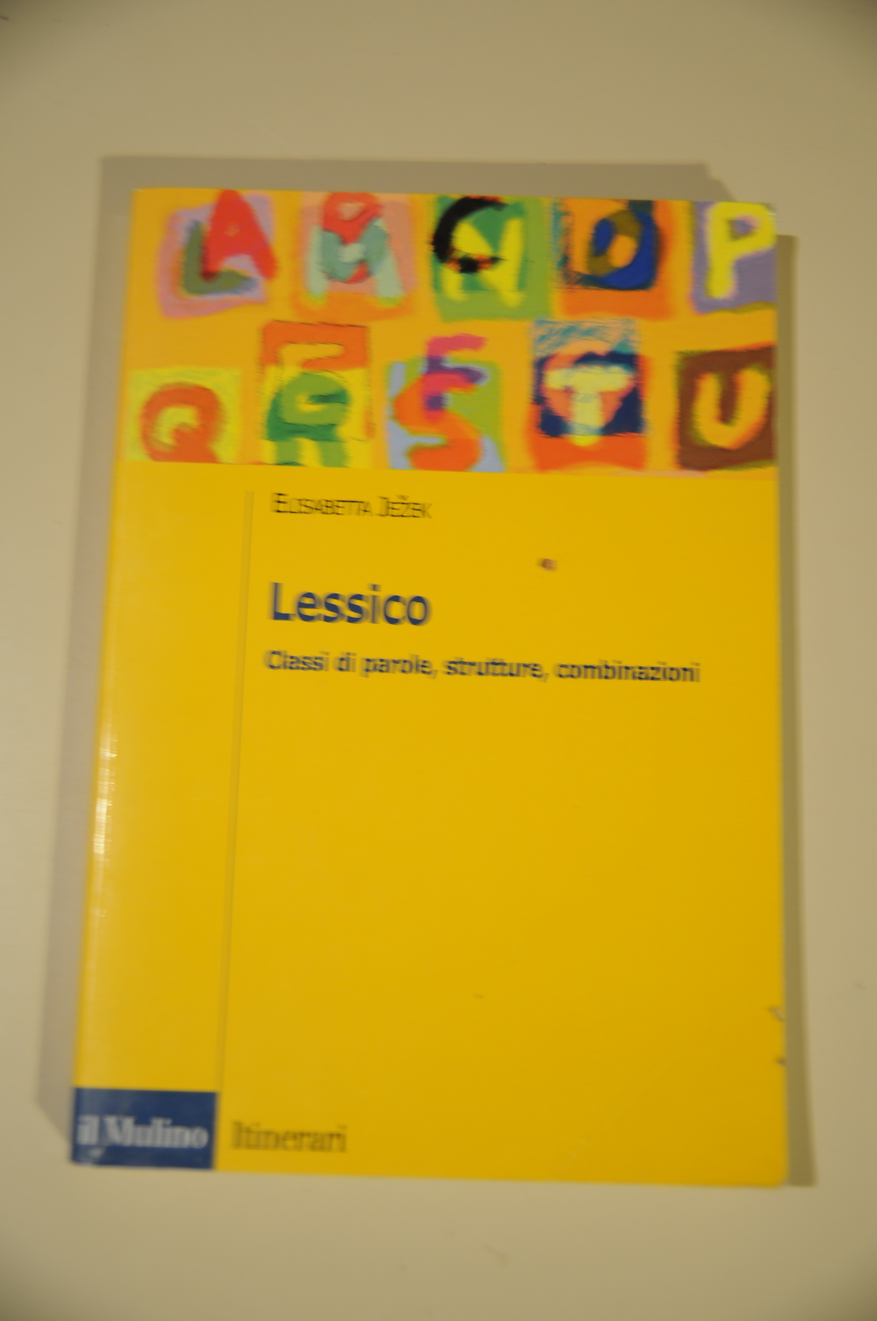 lessico (qualche sottolineatura a matita)