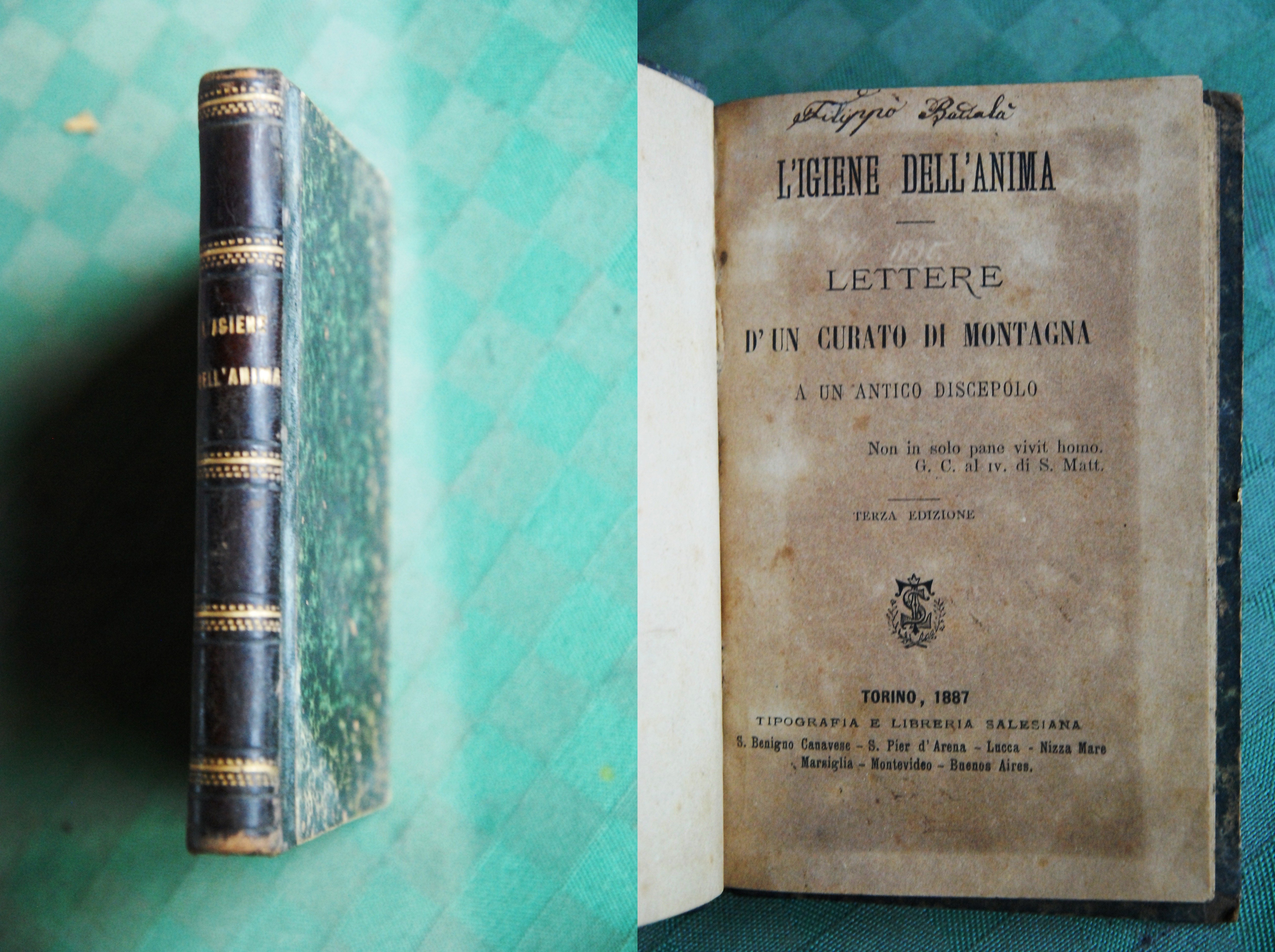 lettere d'un curato di montagna antico discepolo 1887