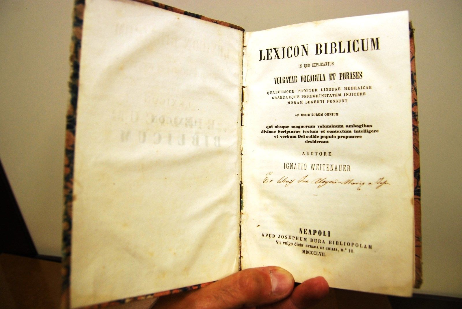 lexicon biblicum vulgatae vocabula et phrases