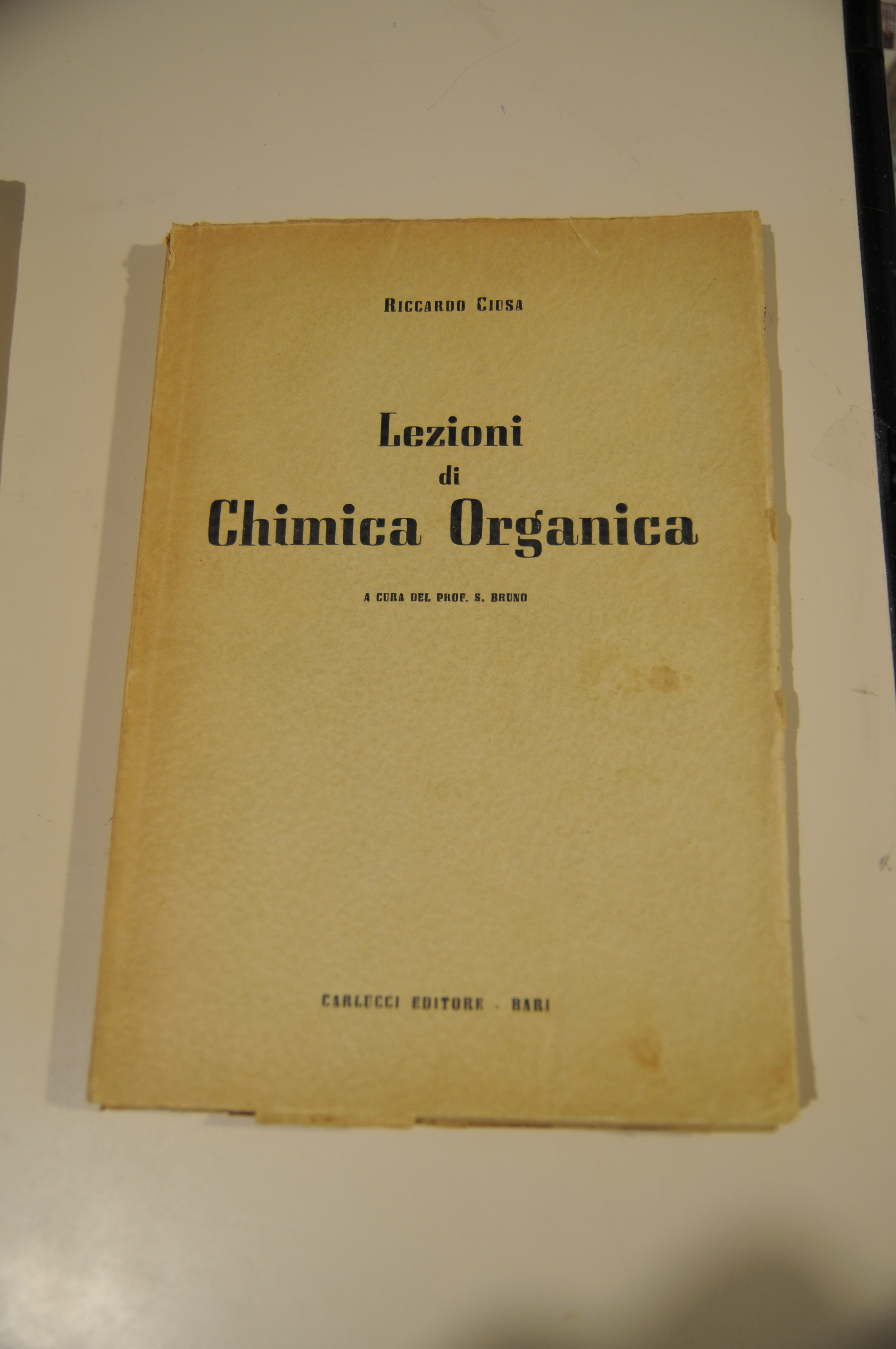 lezioni di chimica organica A CURA PROF. BRUNO NUOVO