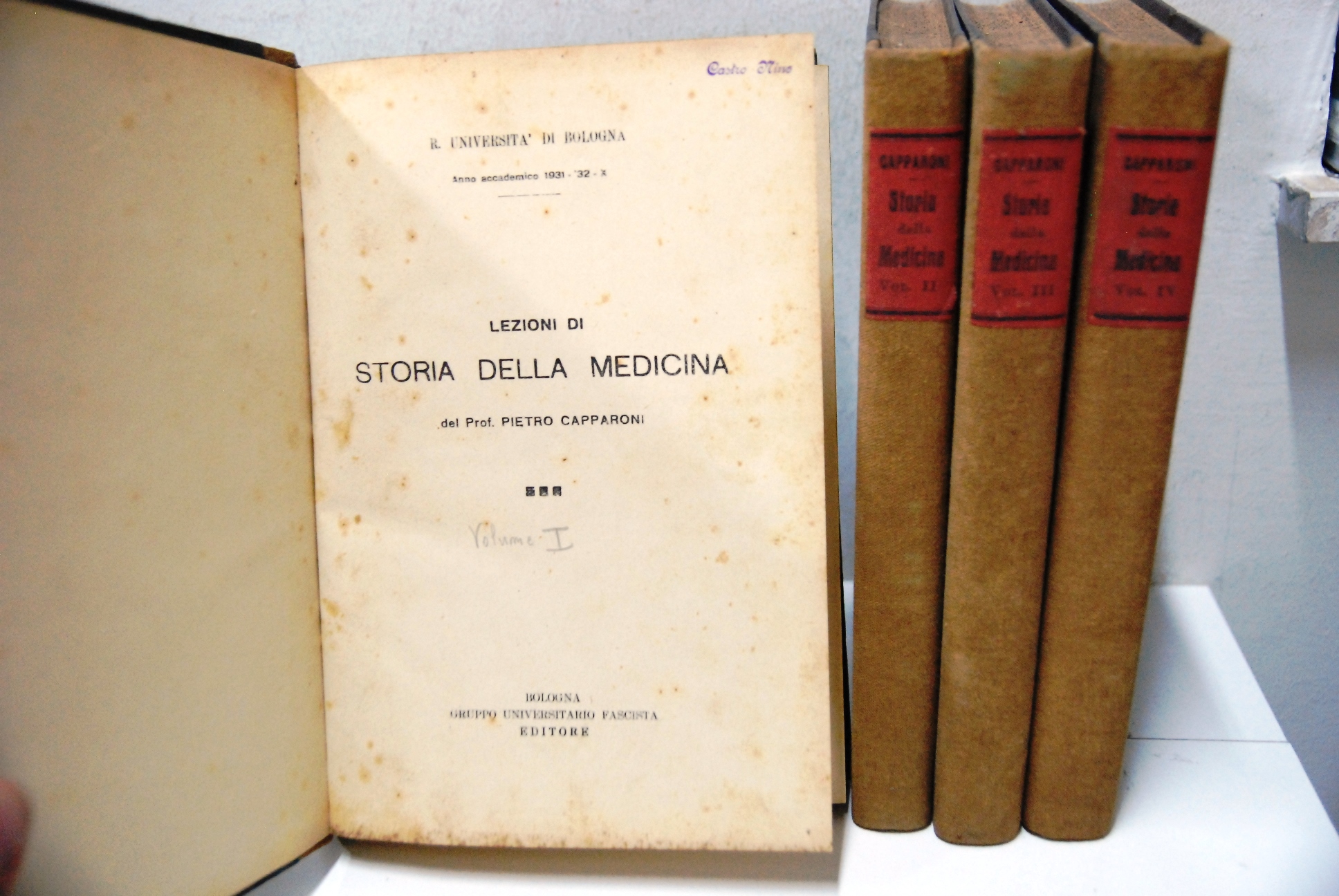 lezioni di storia della medicina