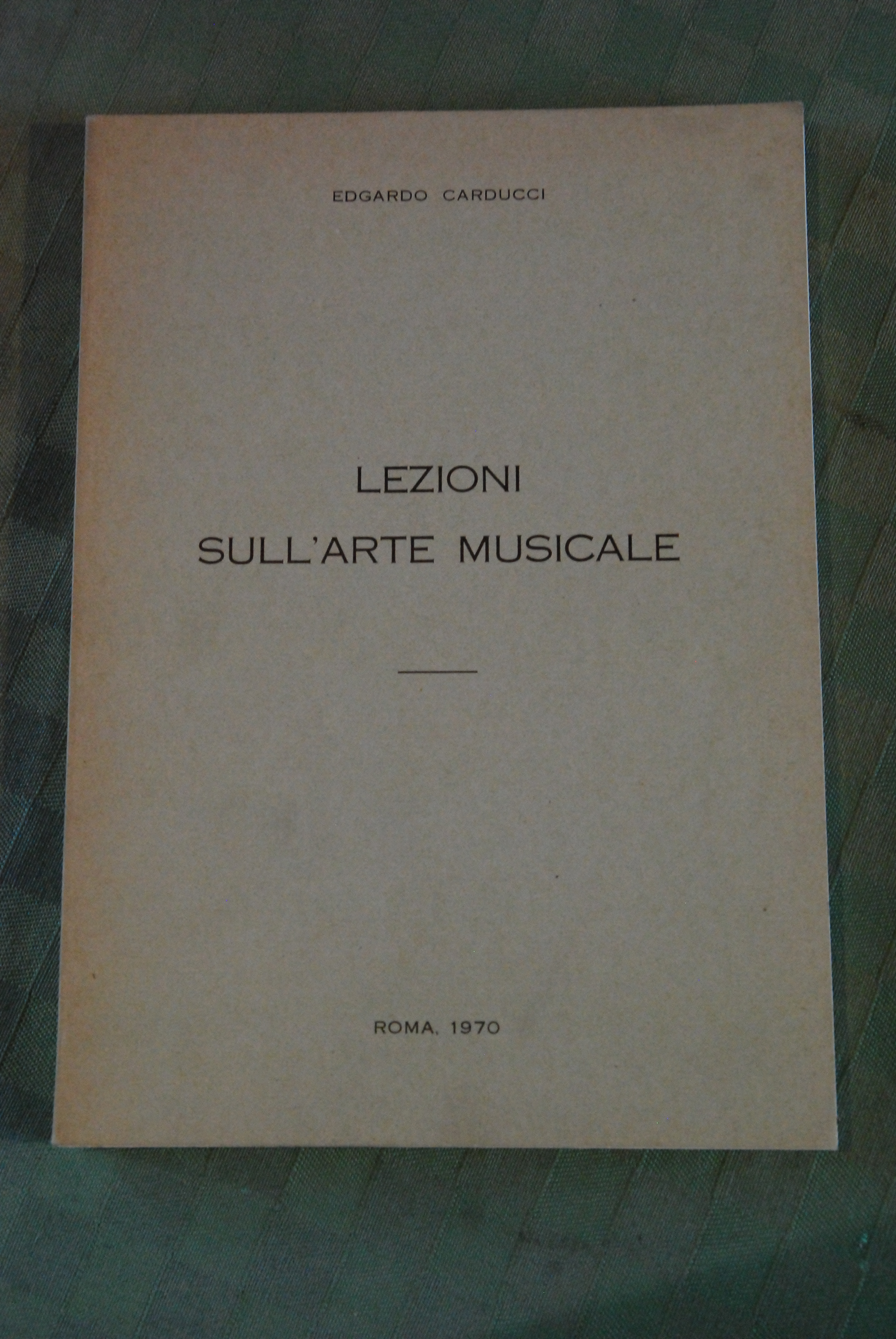 lezioni sull'arte musicale NUOVO