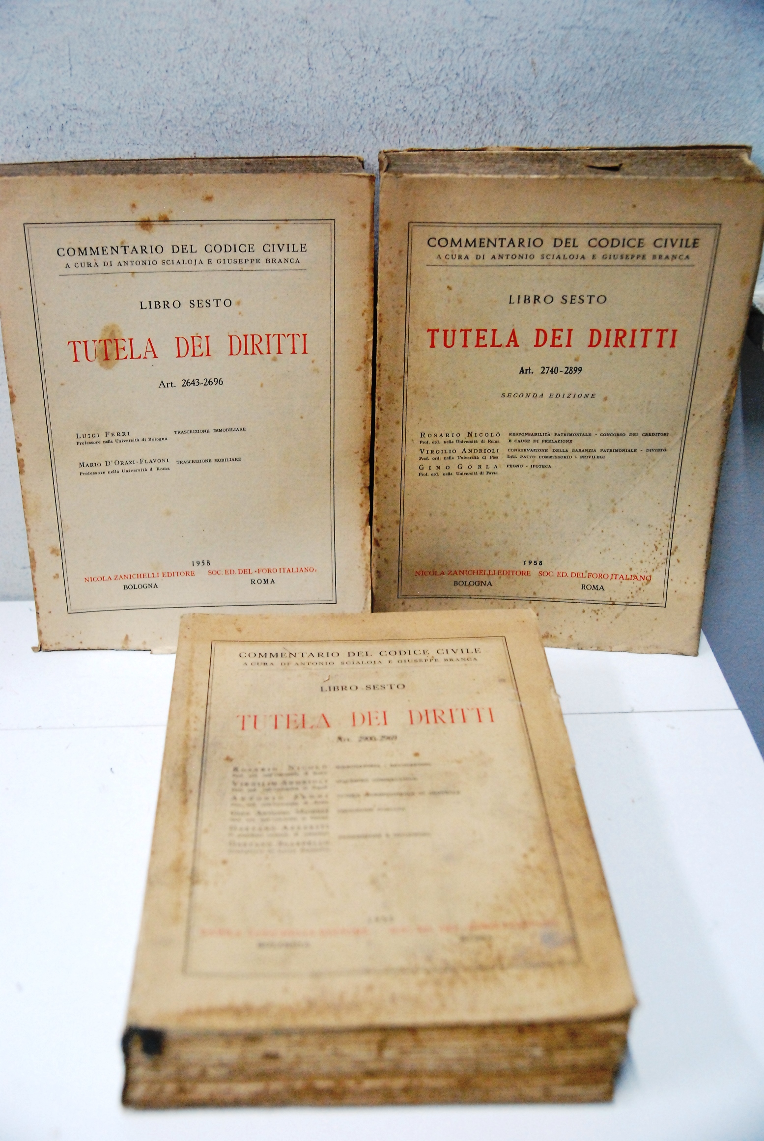 libro sesto tutela dei diritti 2643-2696, 2740-2899, 2900-2969