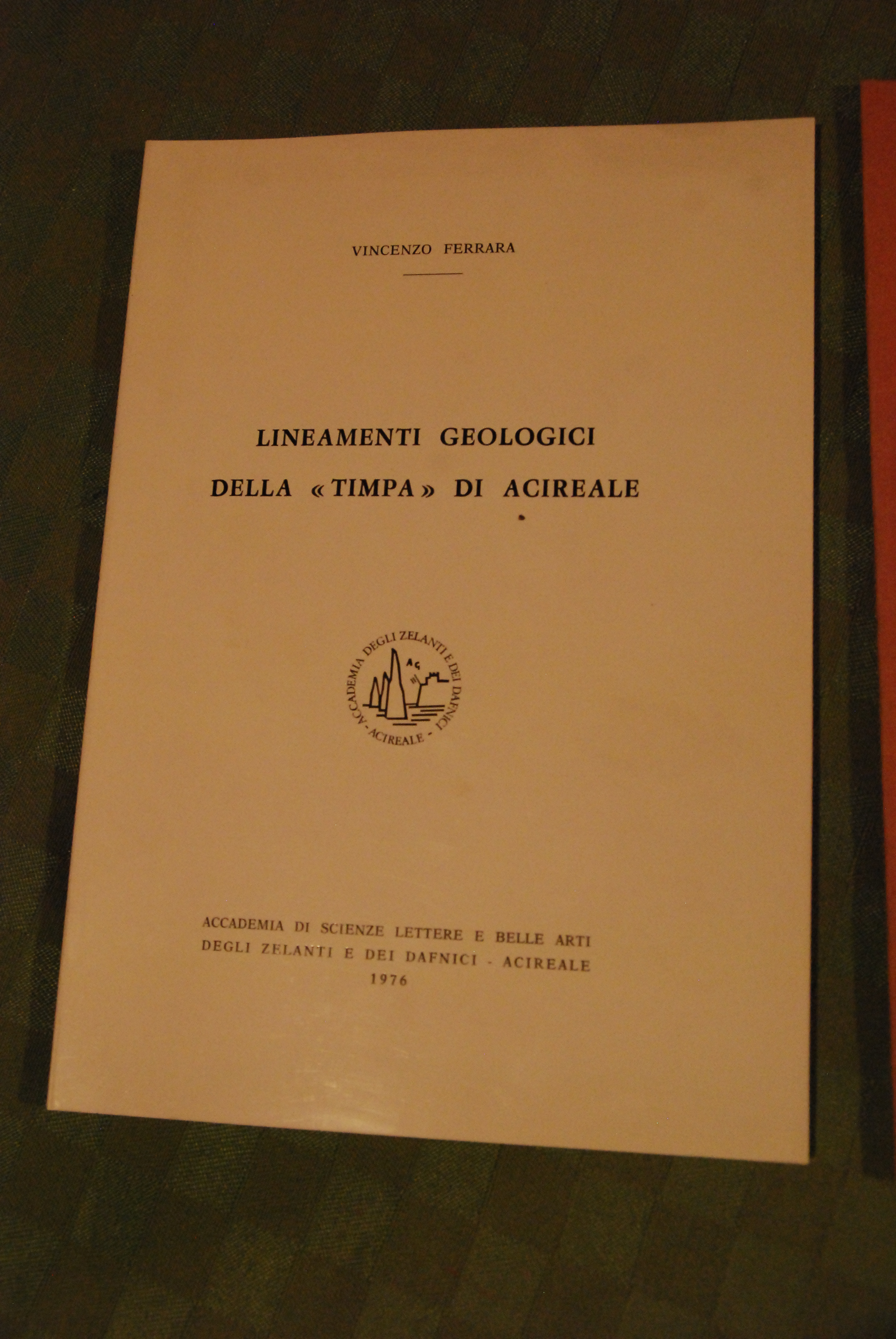 lineamenti geologici della timpa di acireale