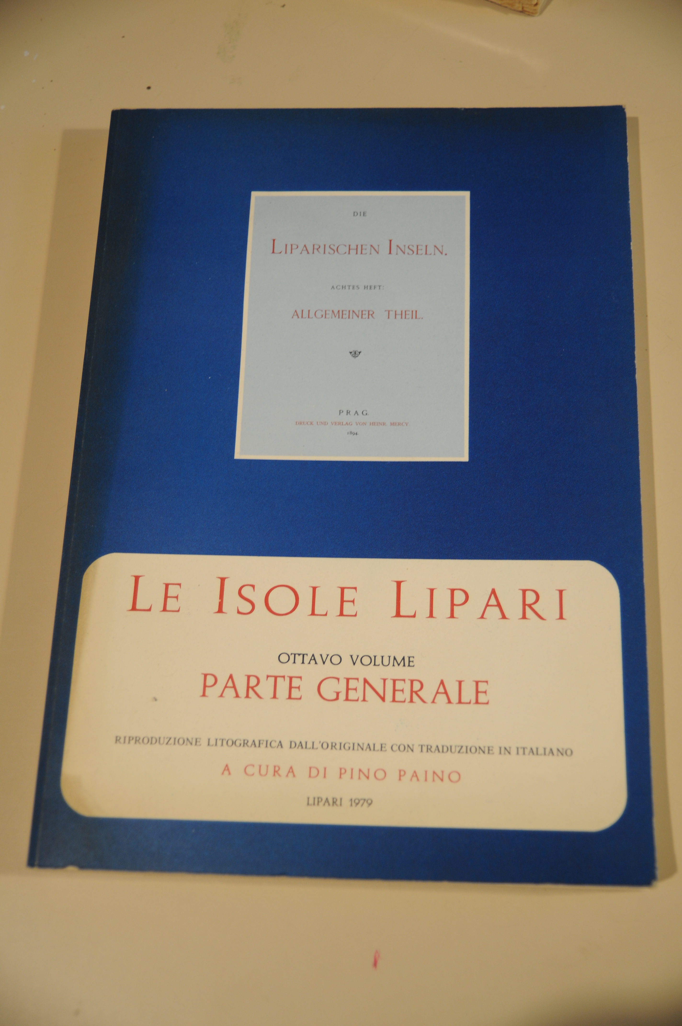 LIPARISCHEN INSELN LE ISOLE LIPARI OTTAVO 8 VOLUME PARTE GENERALE …