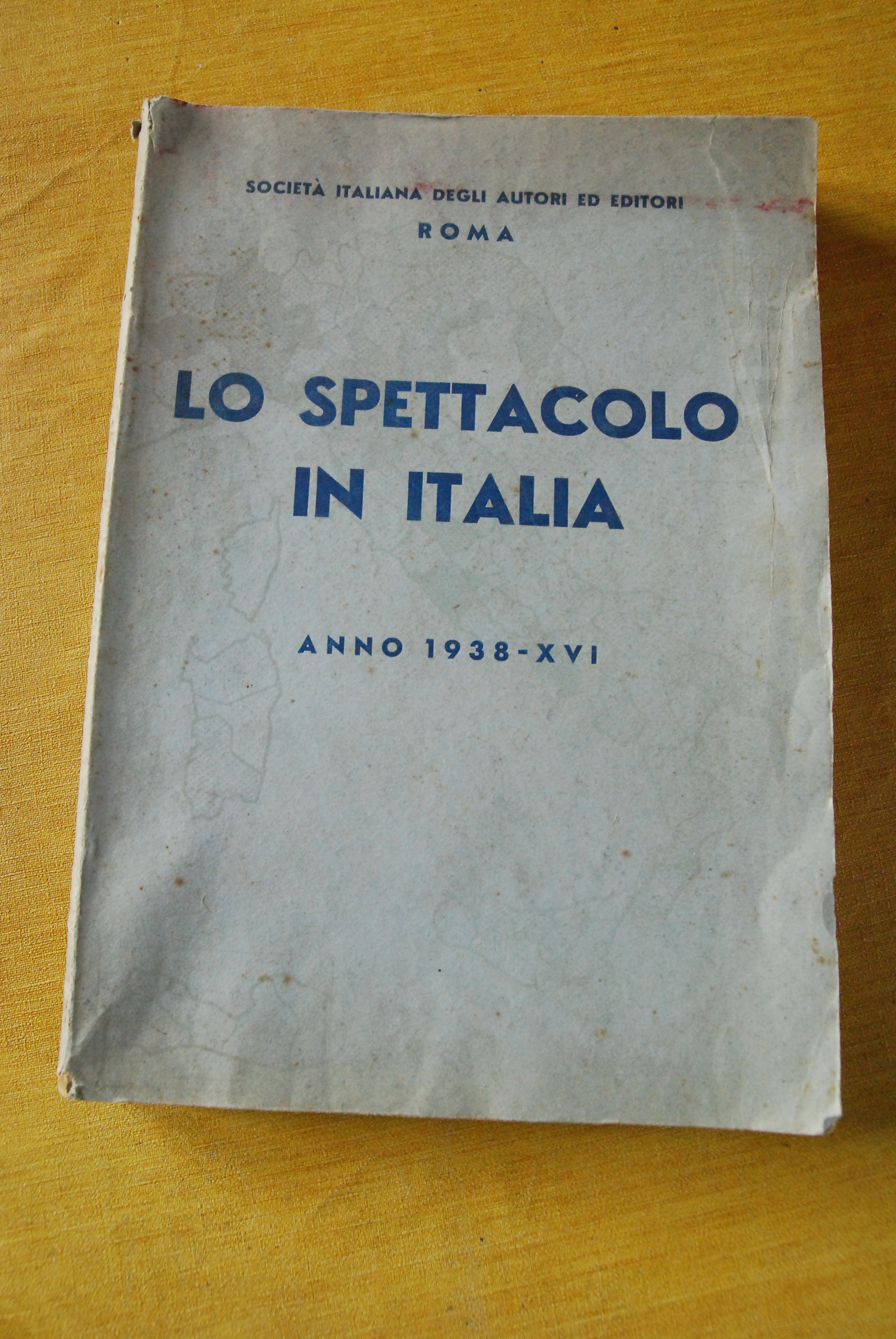 lo spettacolo in italia anno 1938 xvi