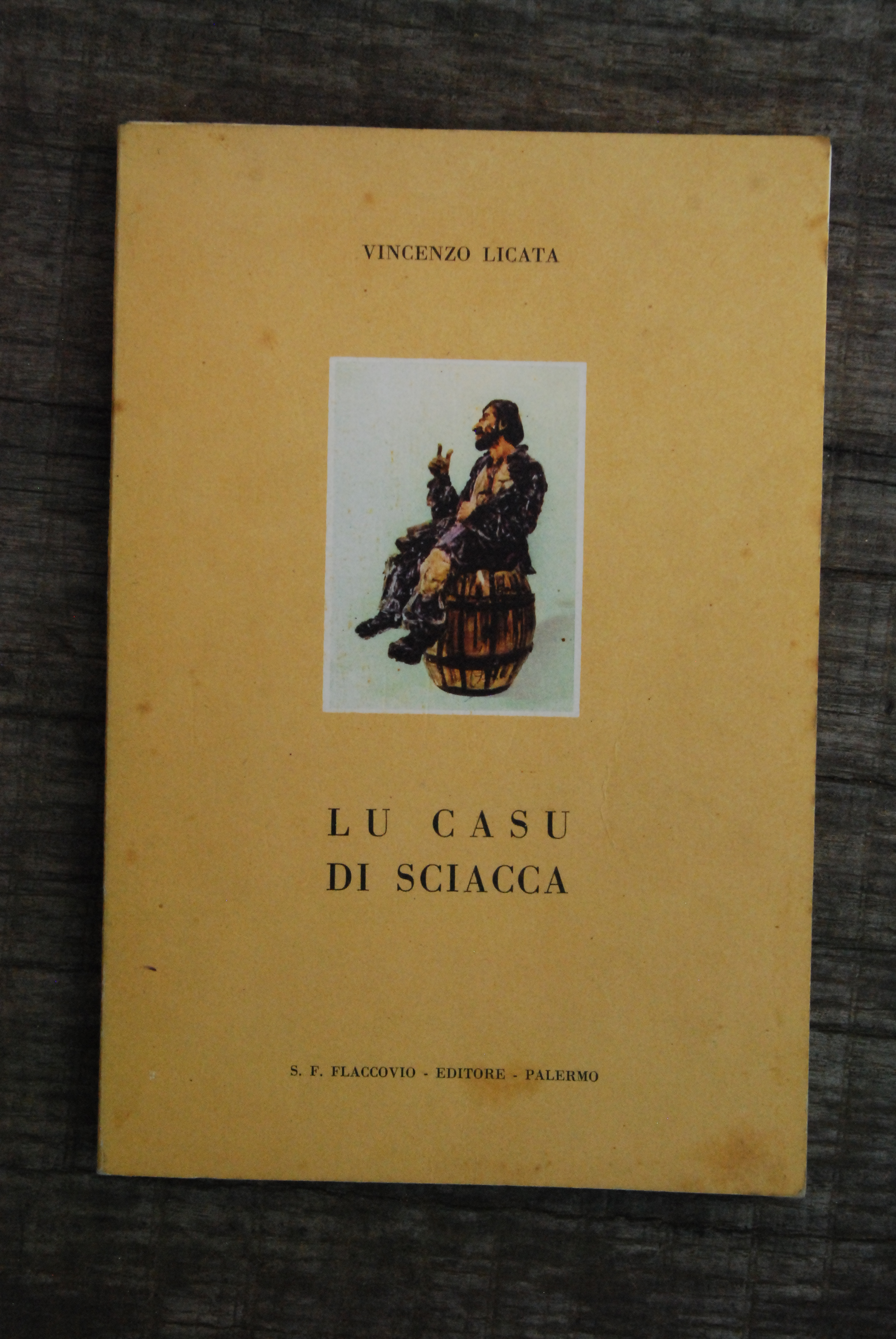 lu casu di sciacca autografato dall'autore 1961