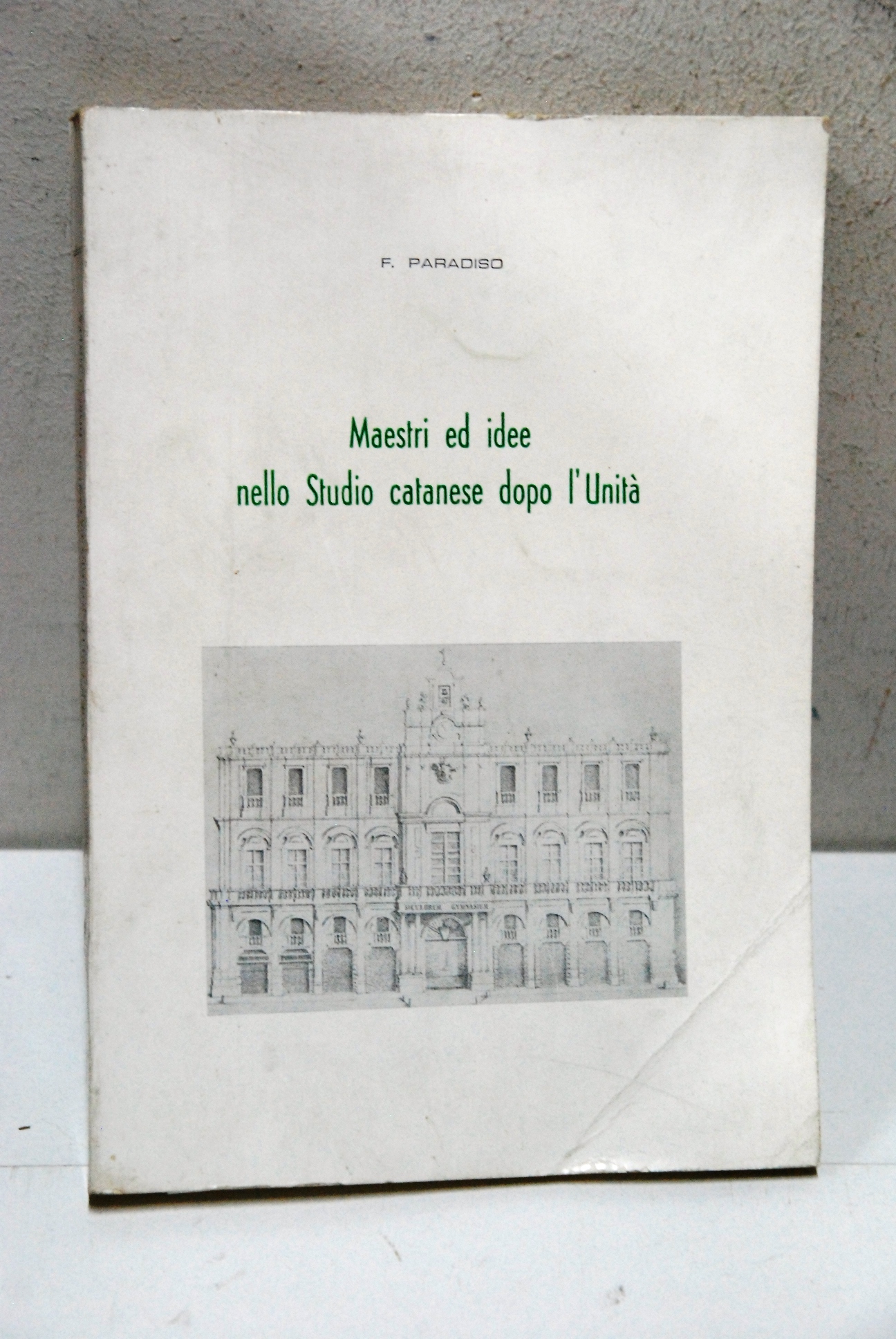 maestri ed idee nello studio catanese dopo l'unità