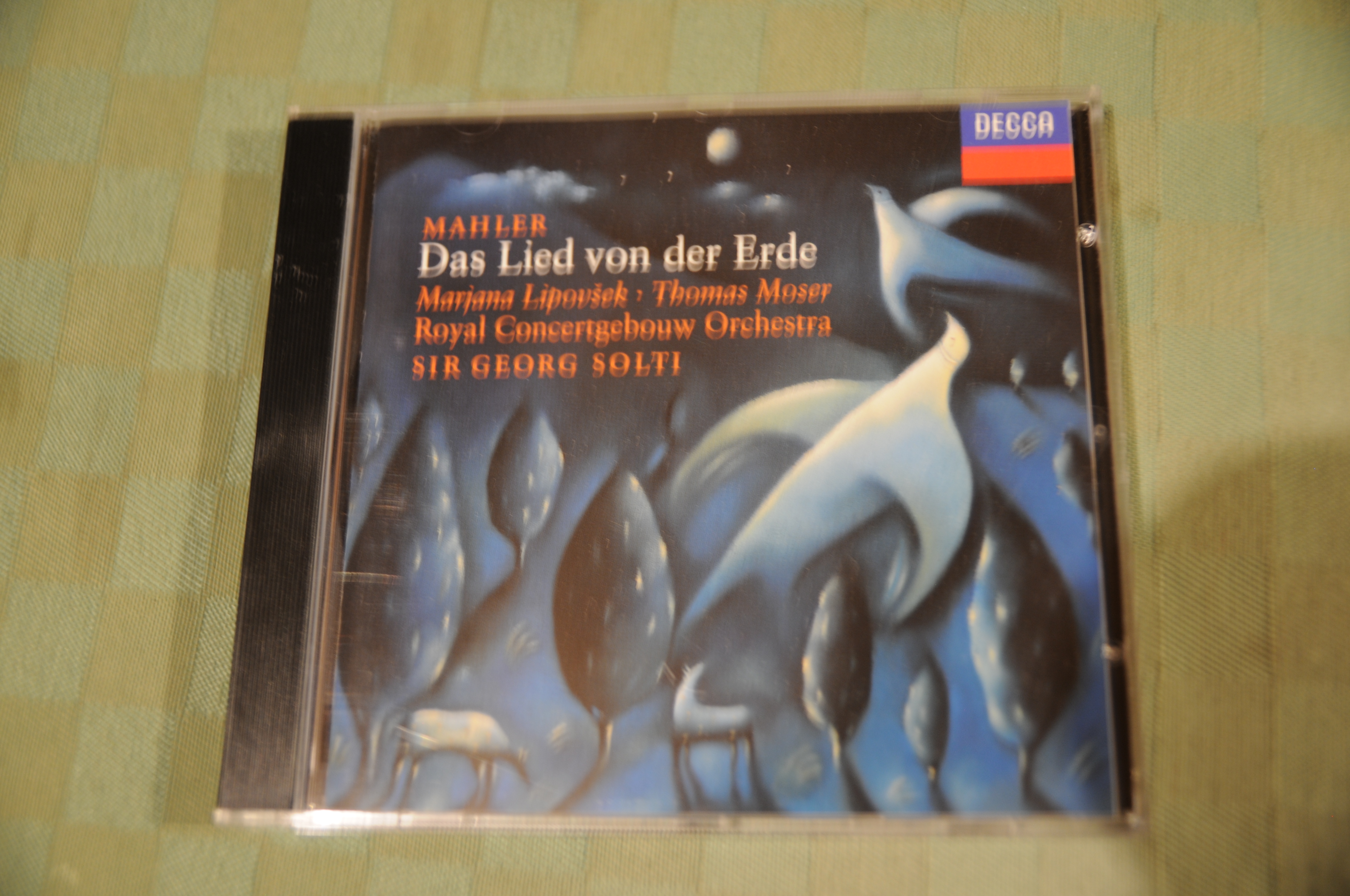 MAHLER DAS LIED VON DER ERDE cd NUOVISSIMO