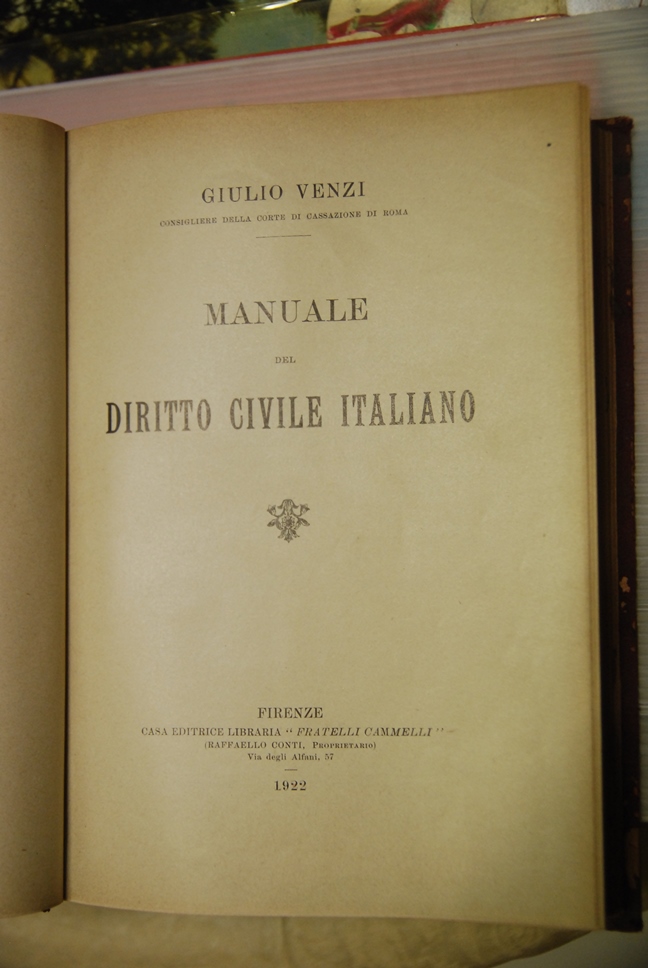 Manuale del Diritto Civile Italiano