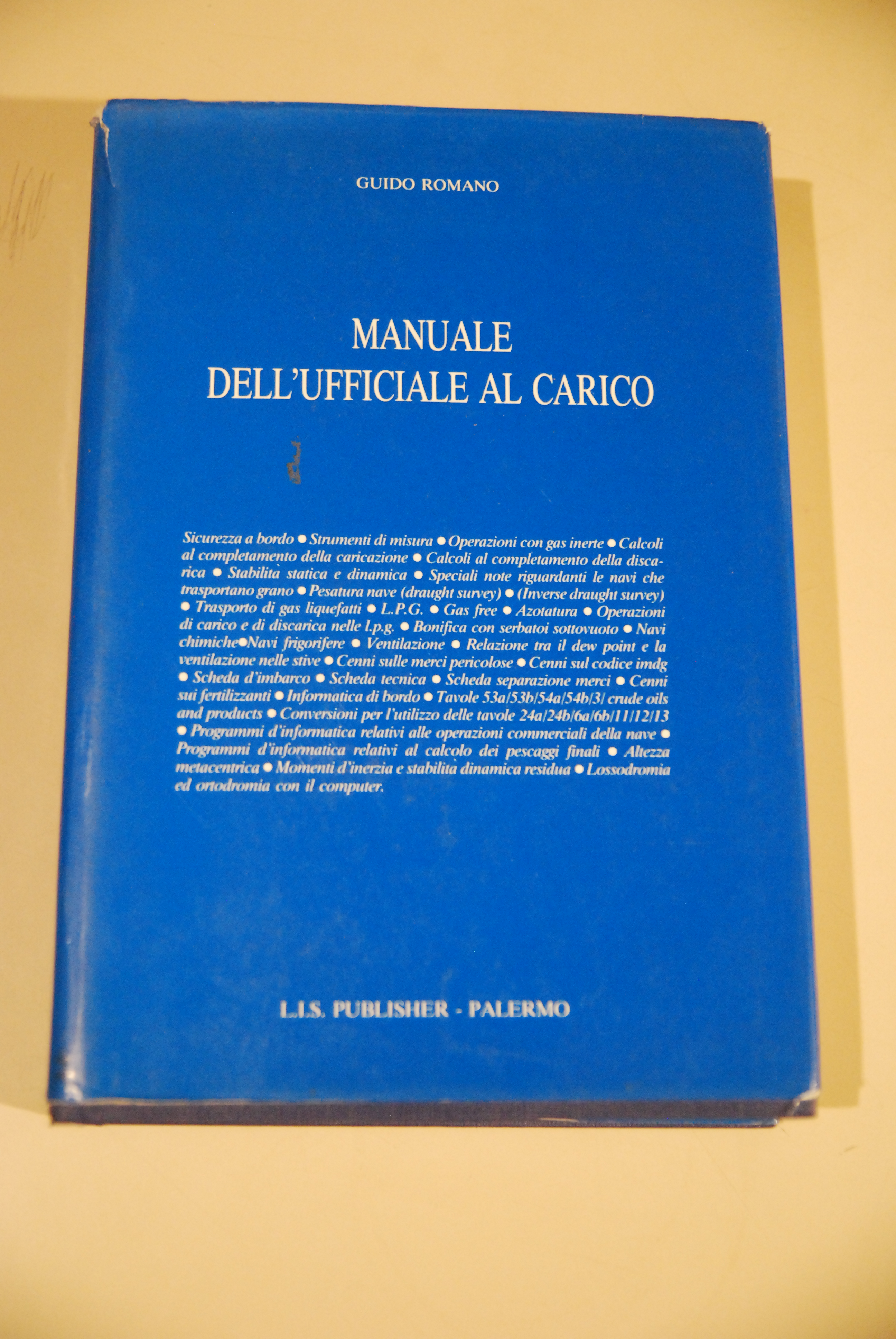manuale dell'ufficiale al carico NUOVO