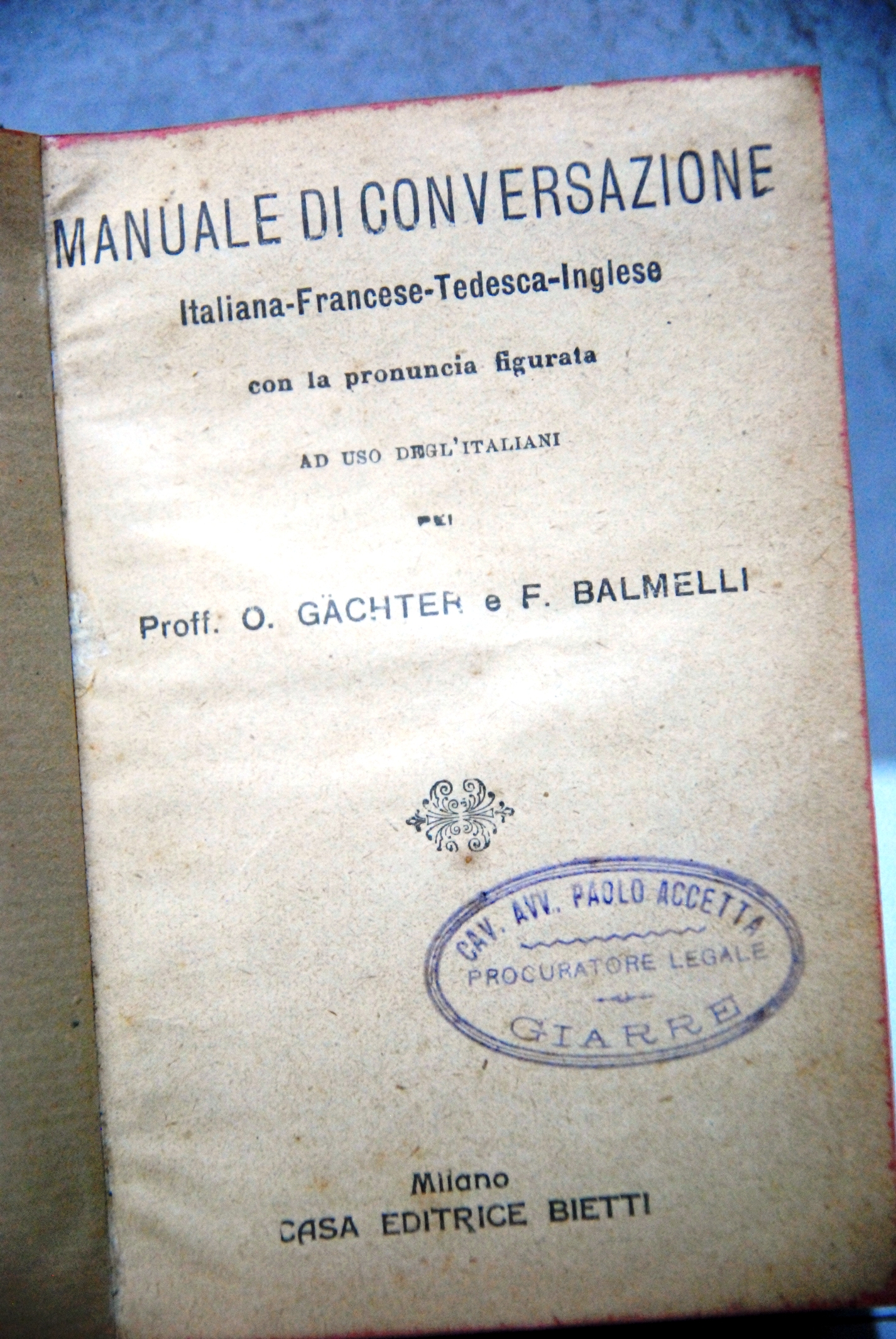manuale di conversazione italiana francese tedesca inglese con la pronuncia …