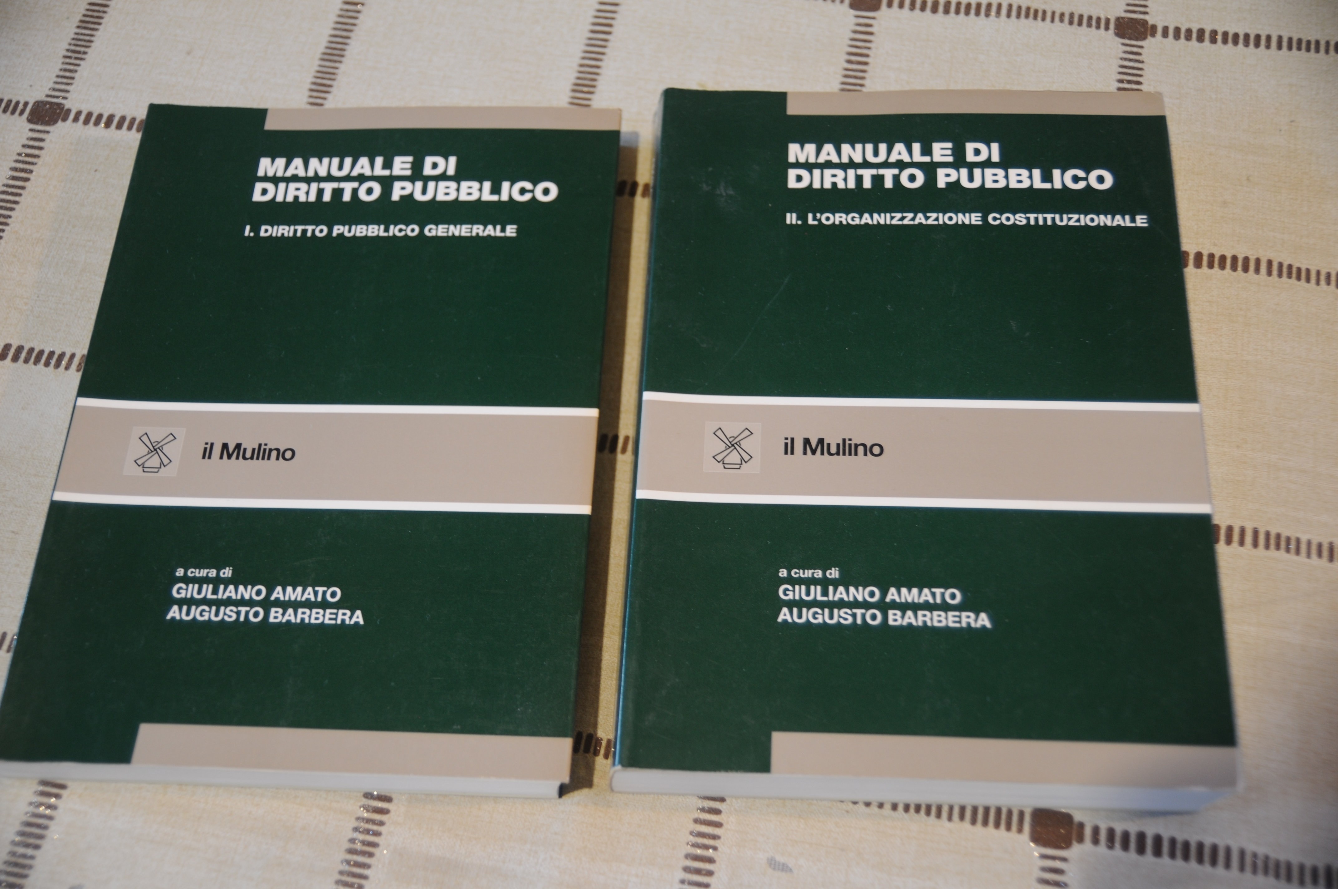 manuale di diritto pubblico 2 voll. opera cpl. NUOVI