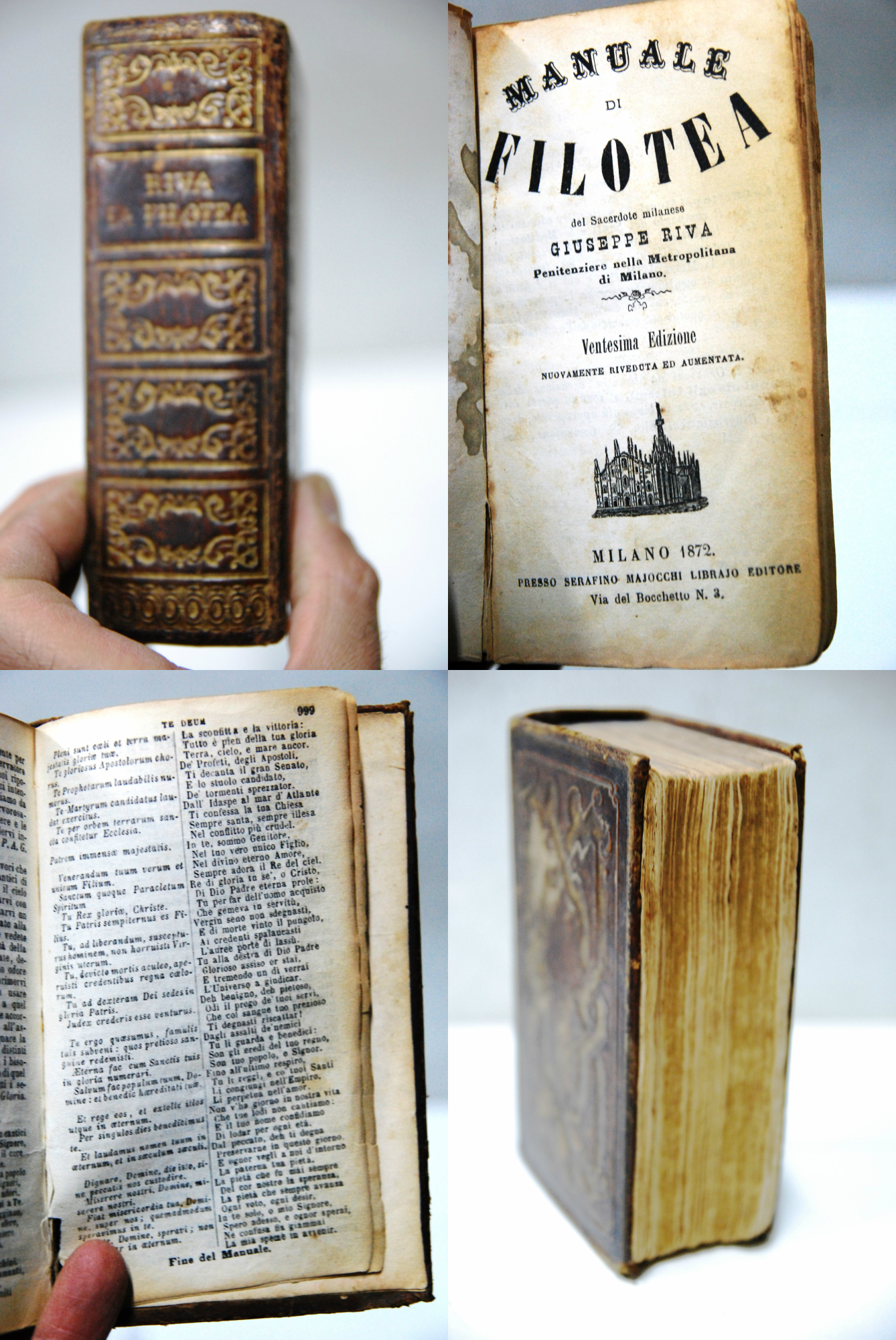 manuale di filotea (come da foto ottime cdz.)