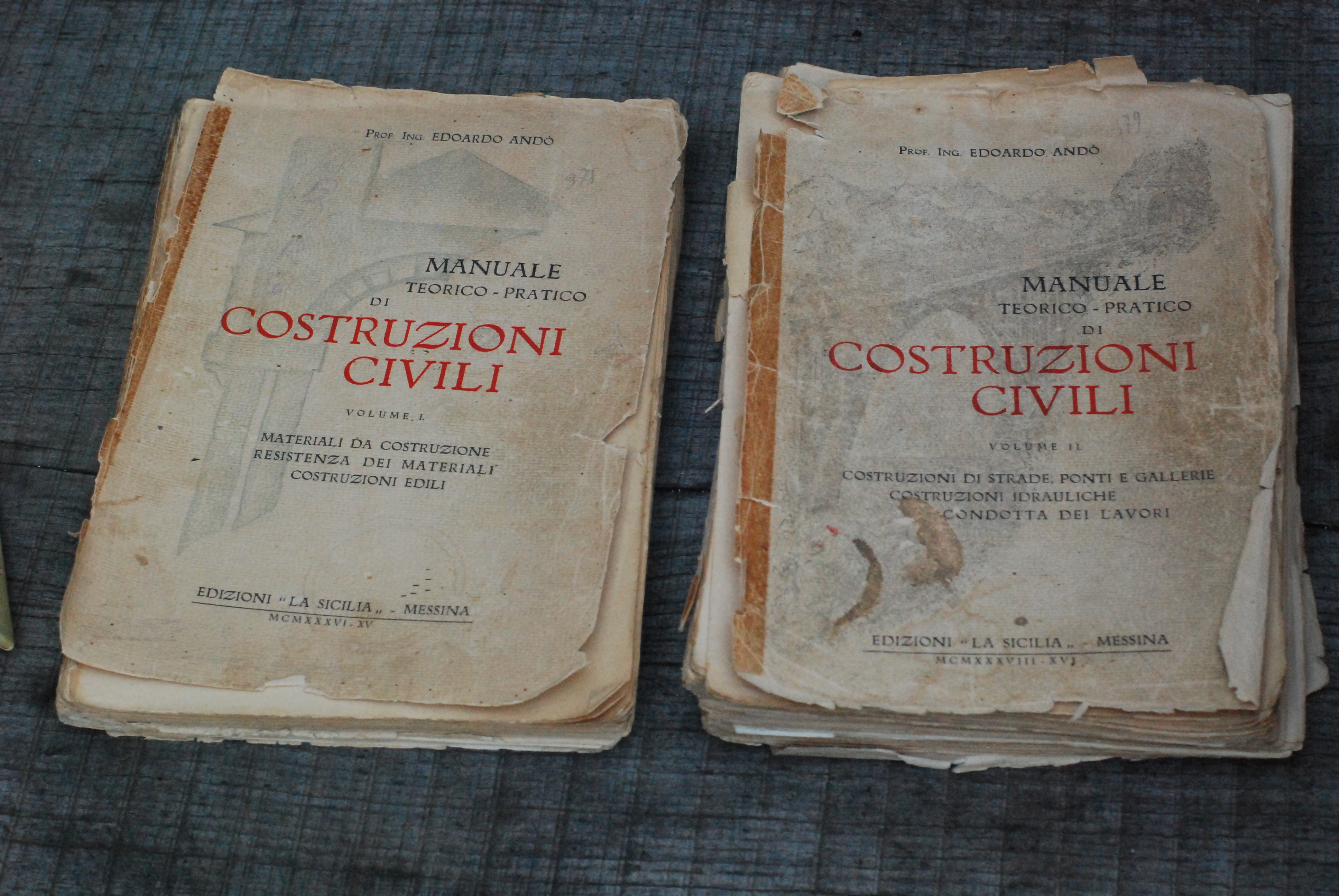 manuale teorico pratico delle costruzioni civili 2 voll. da rilegare …