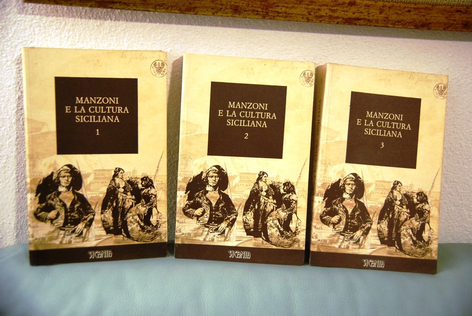 Manzoni e la cultura Siciliana, 3 volumi collana completa