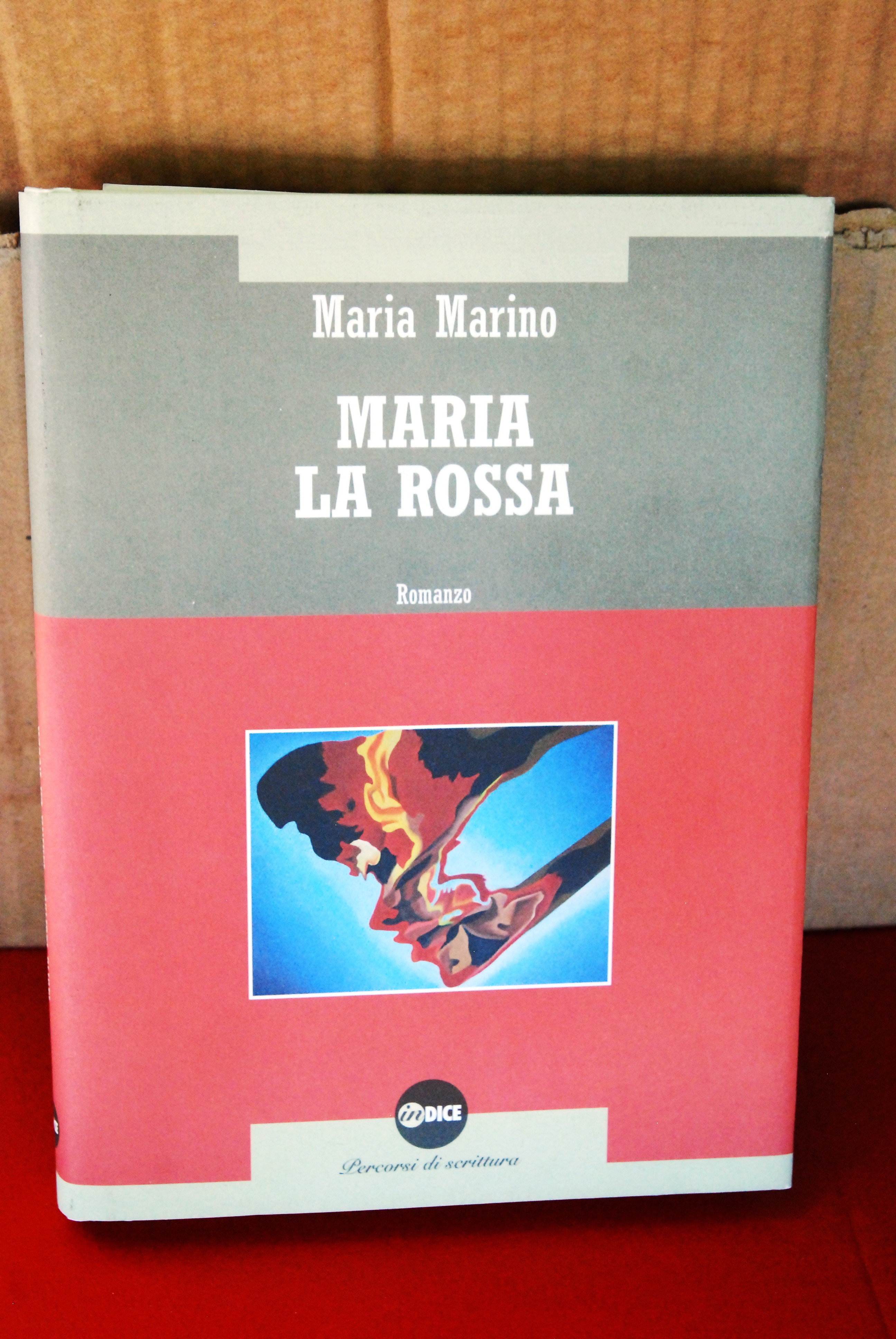 maria la rossa con dedica e firma autografa