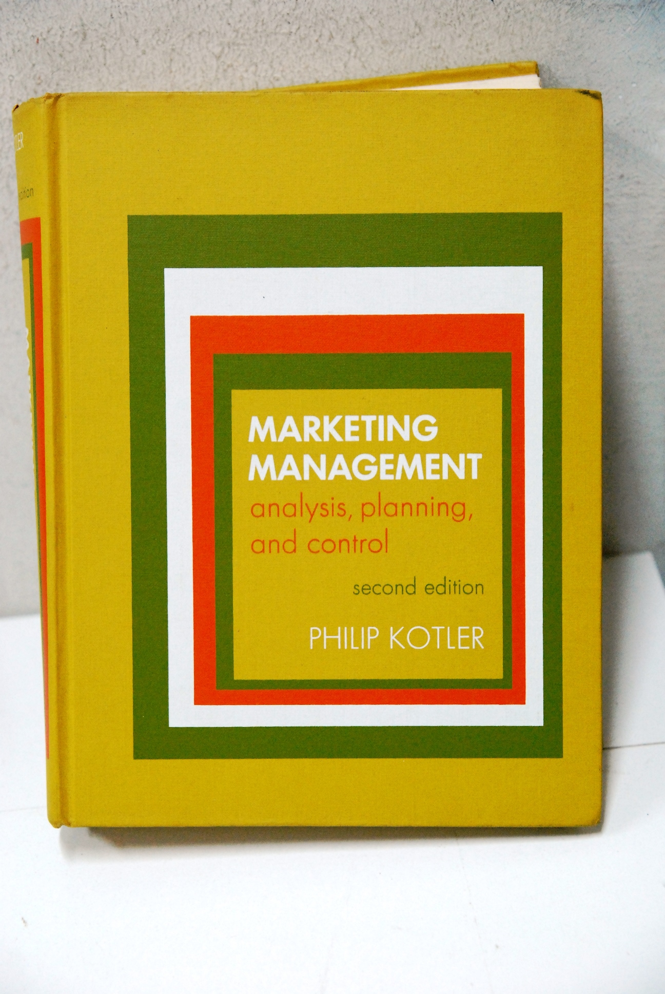 Marketing management analysis planning and control