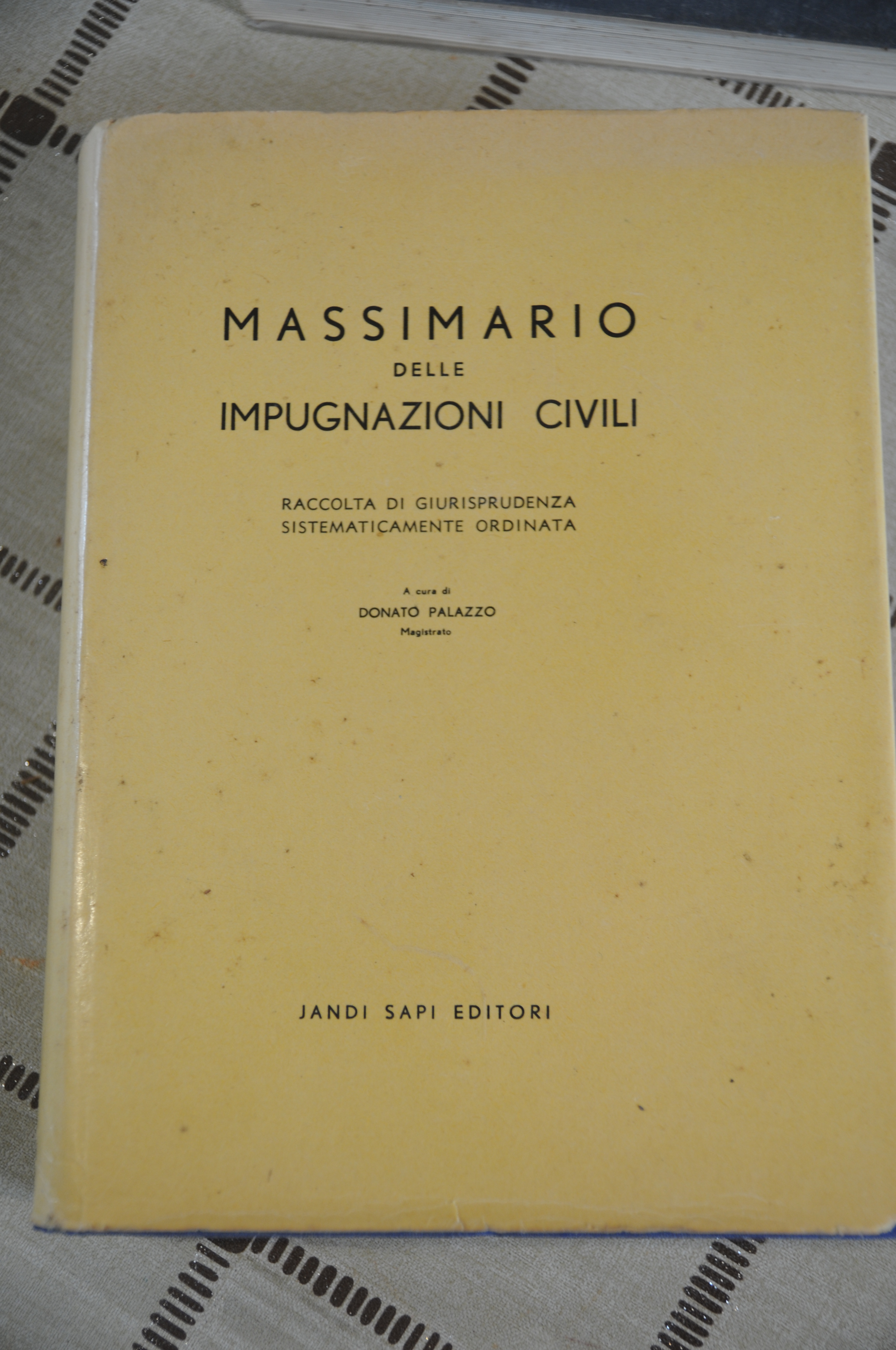 massimario delle impugnazioni civili raccolta di giurisprudenza sistematicamente ordinata NUOVO