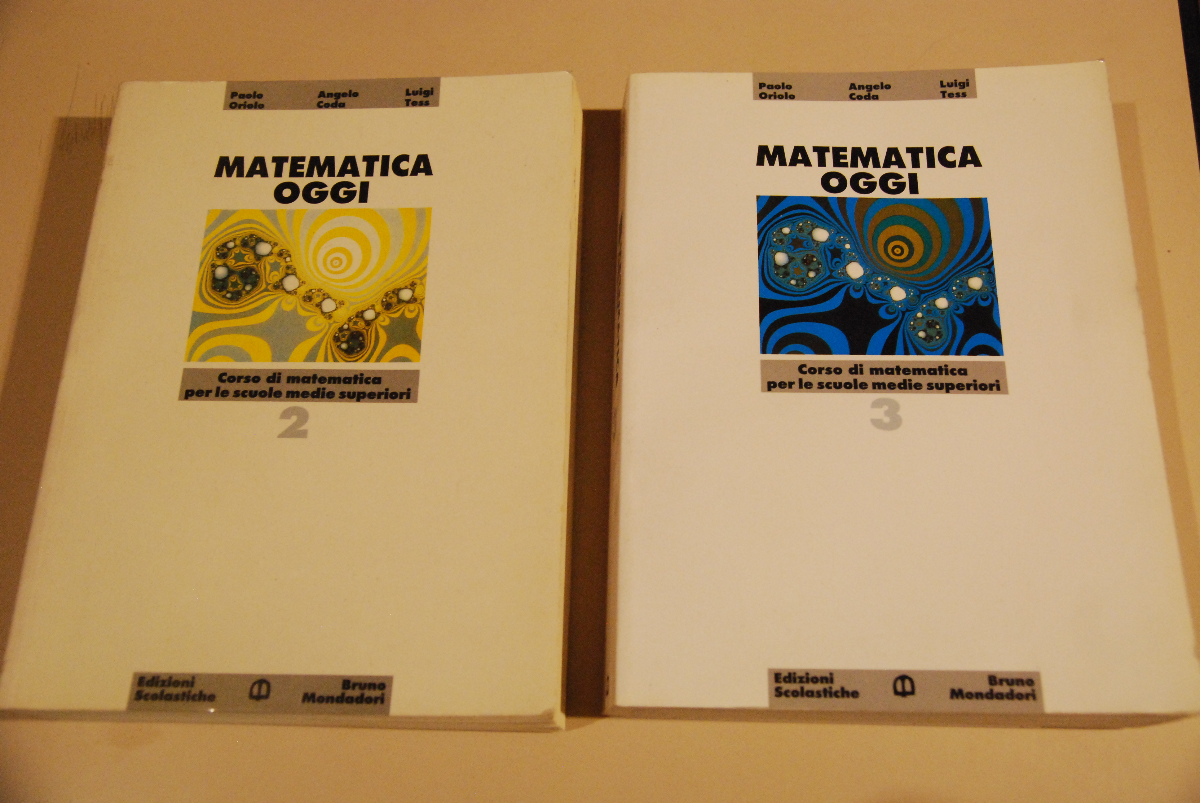 matematica oggi 2 e 3 NUOVISSIMI scuole medie superiori