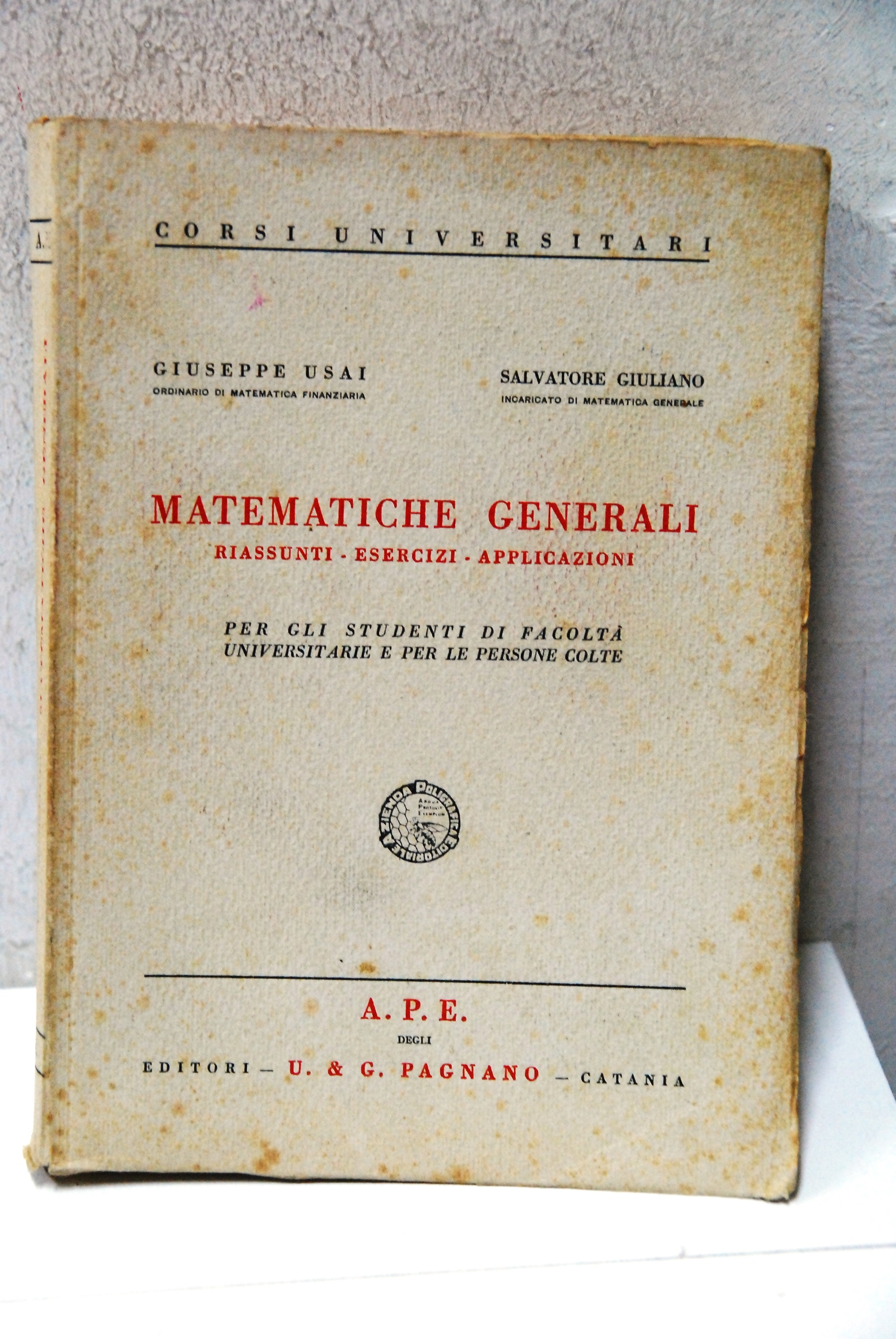 matematiche generali riassunti esercizi applicazioni NUOVO