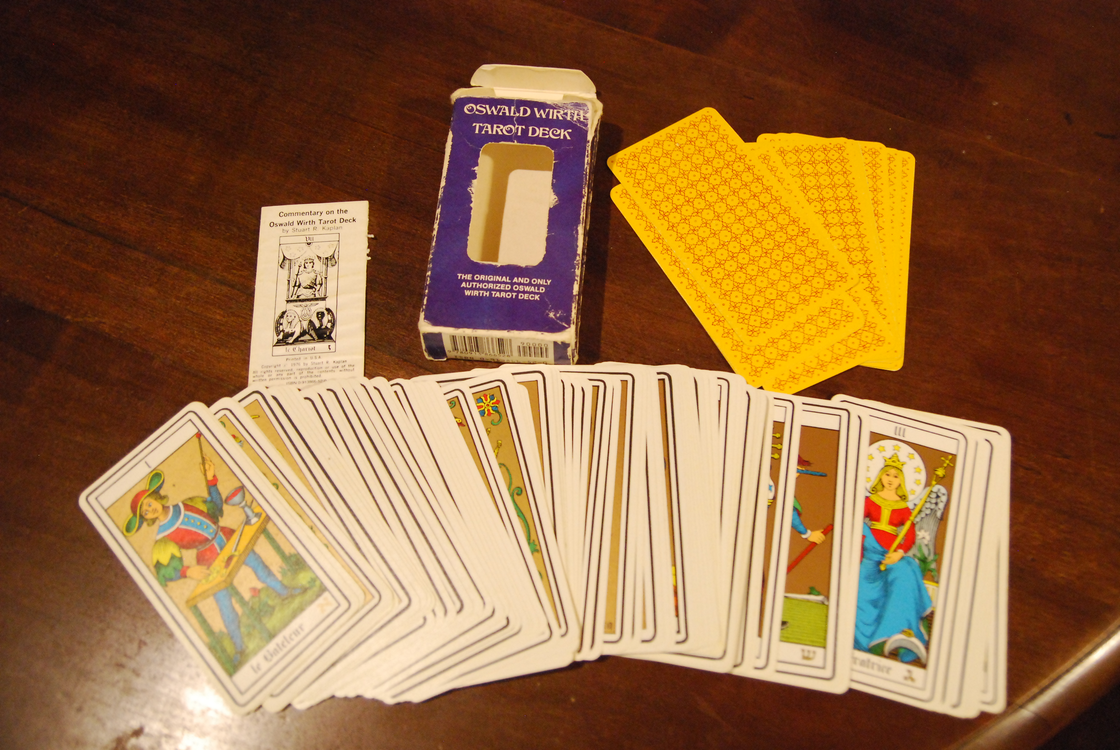 mazzo di carte tarocchi oswald wirth tarot deck NUOVISSIMI completi