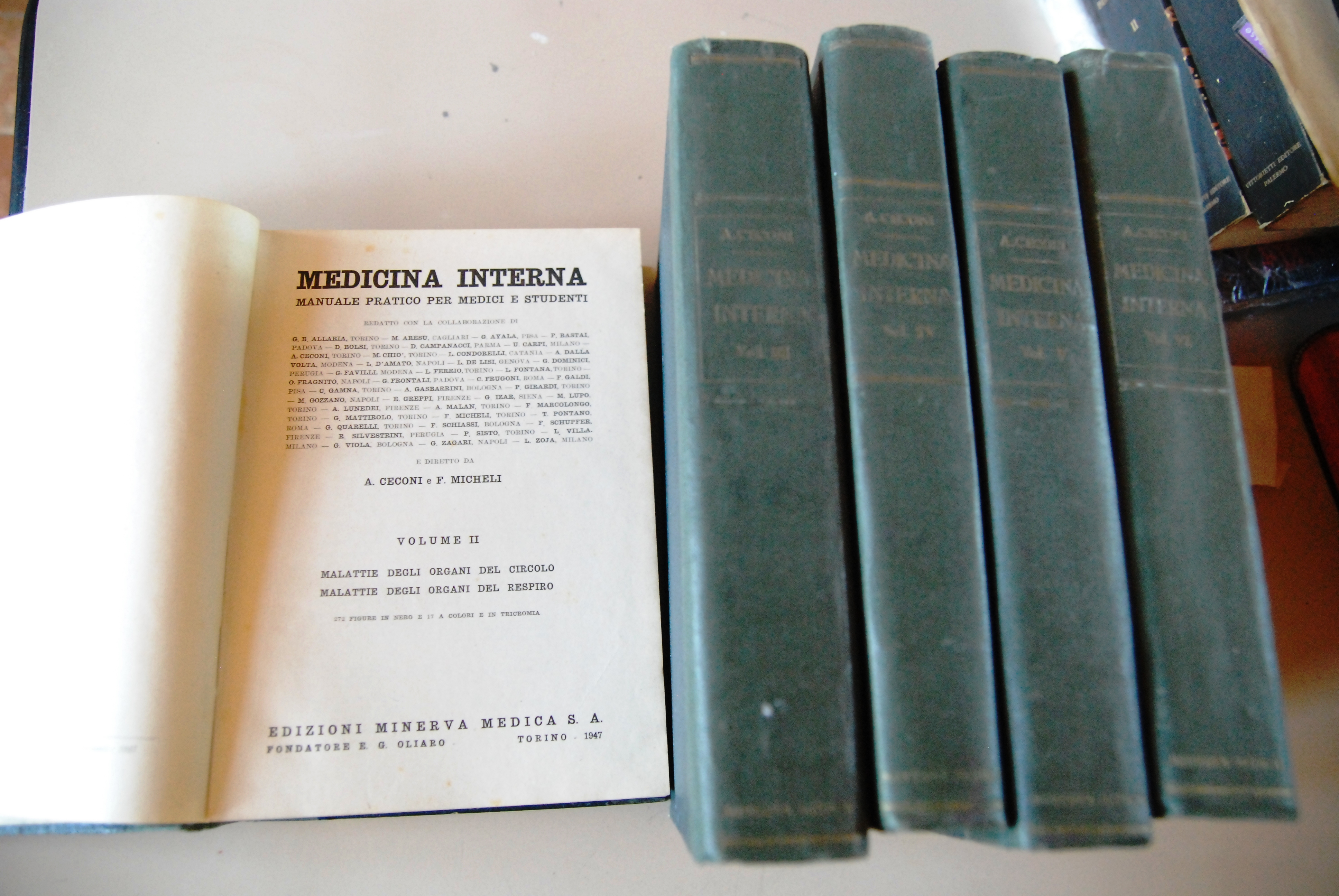 medicina interna volumi 2,3,4,5,6