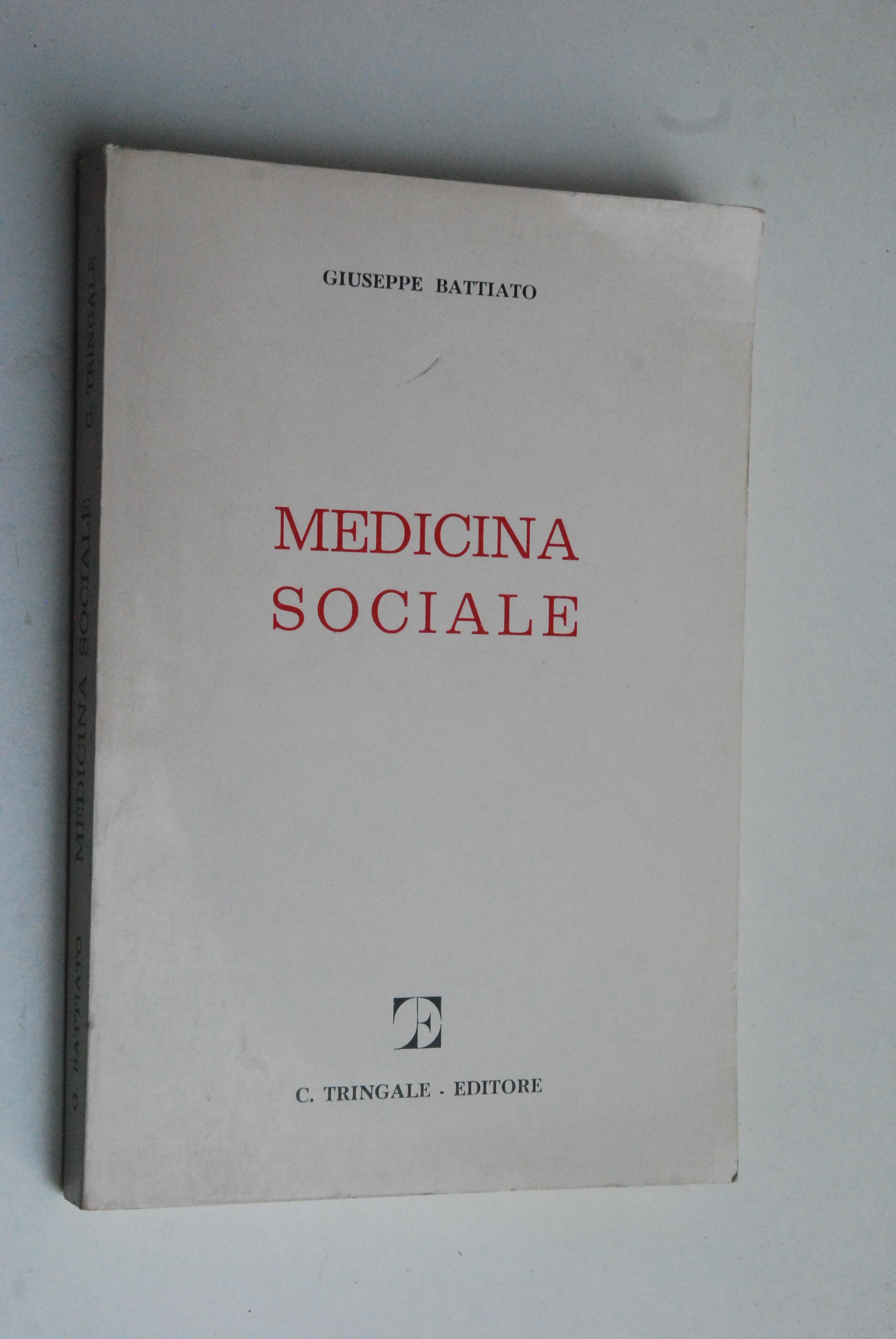 medicina sociale autografato dall'autore con dedica