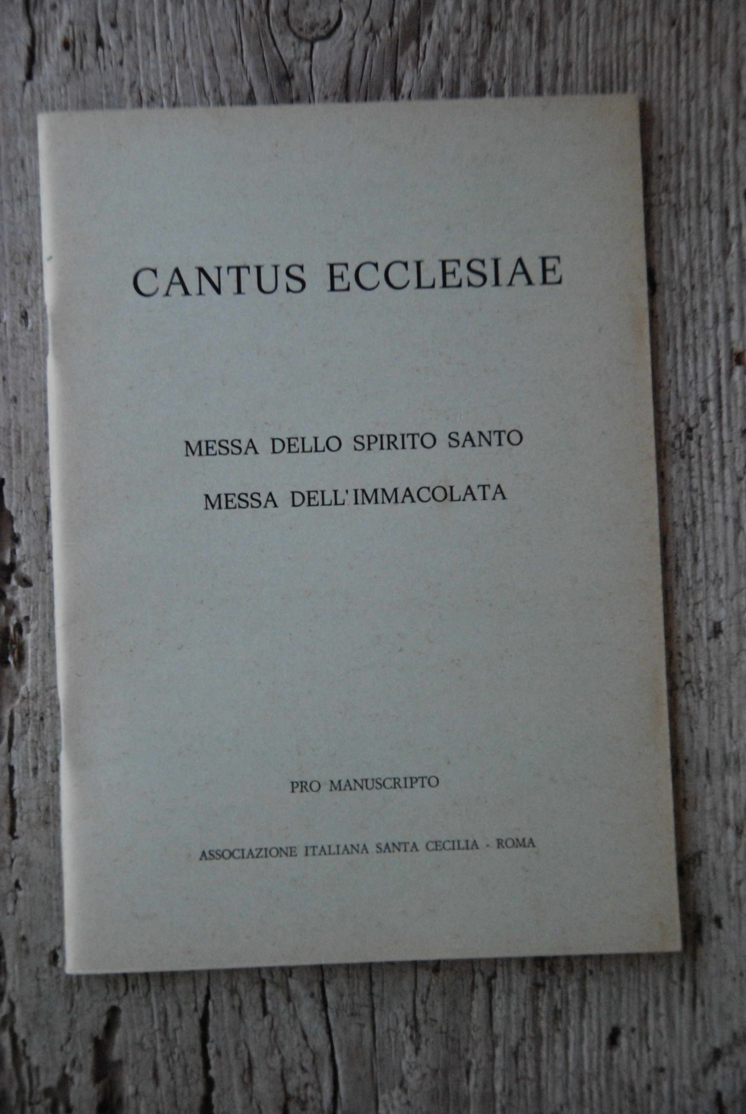 messa dello spirito santo messa dell'immacolata