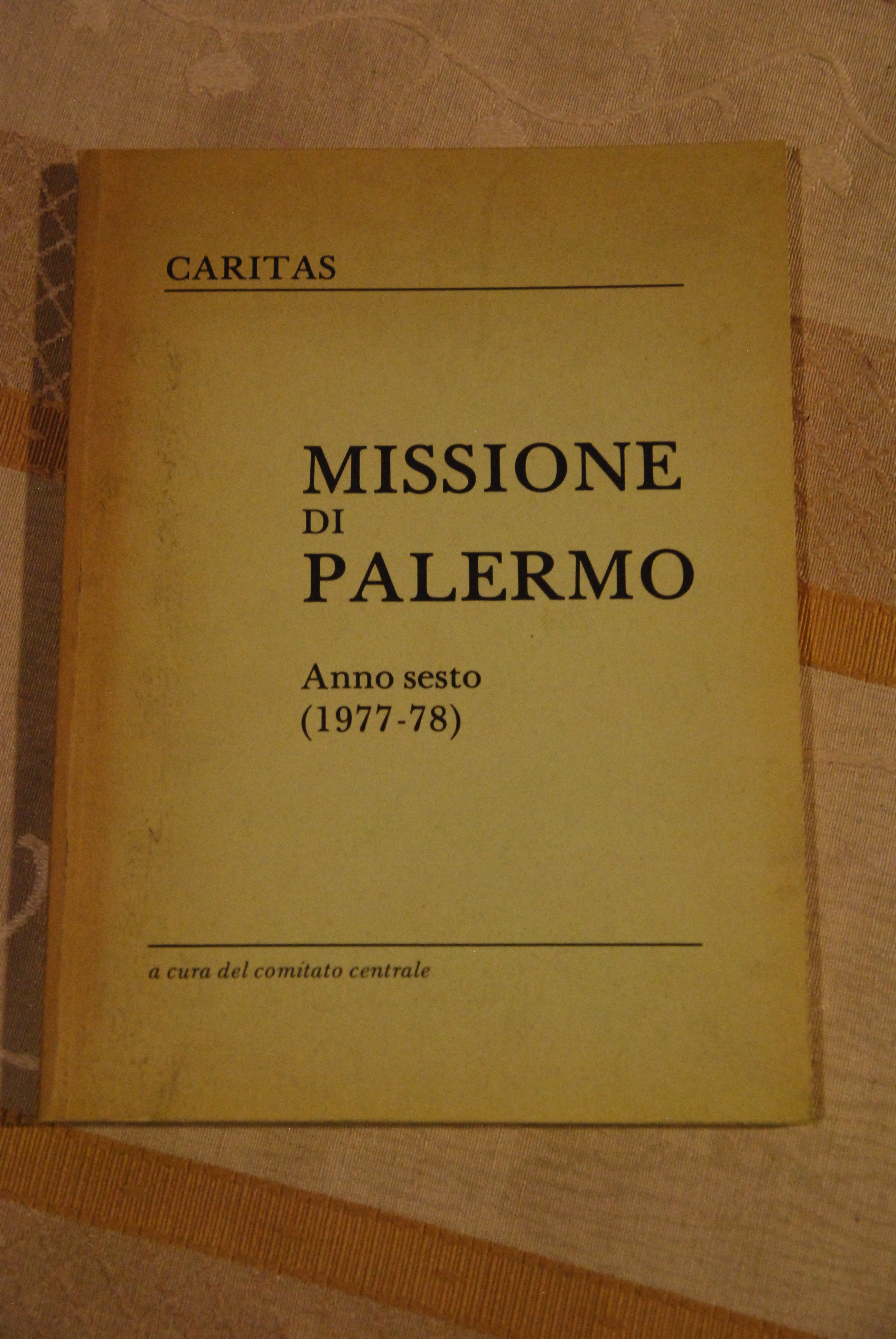 missione di palermo anno sesto 1977 1978 NUOVO