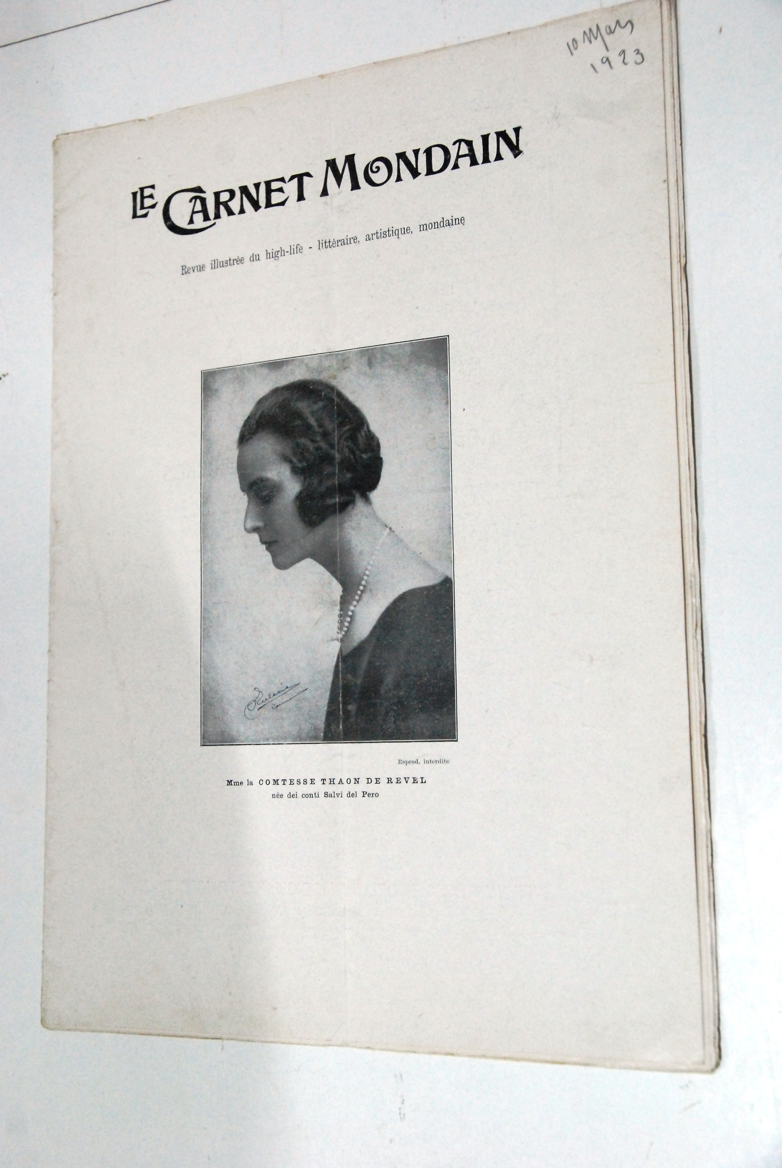 mme la comtesse thaon de revel nee dei conti salvi …