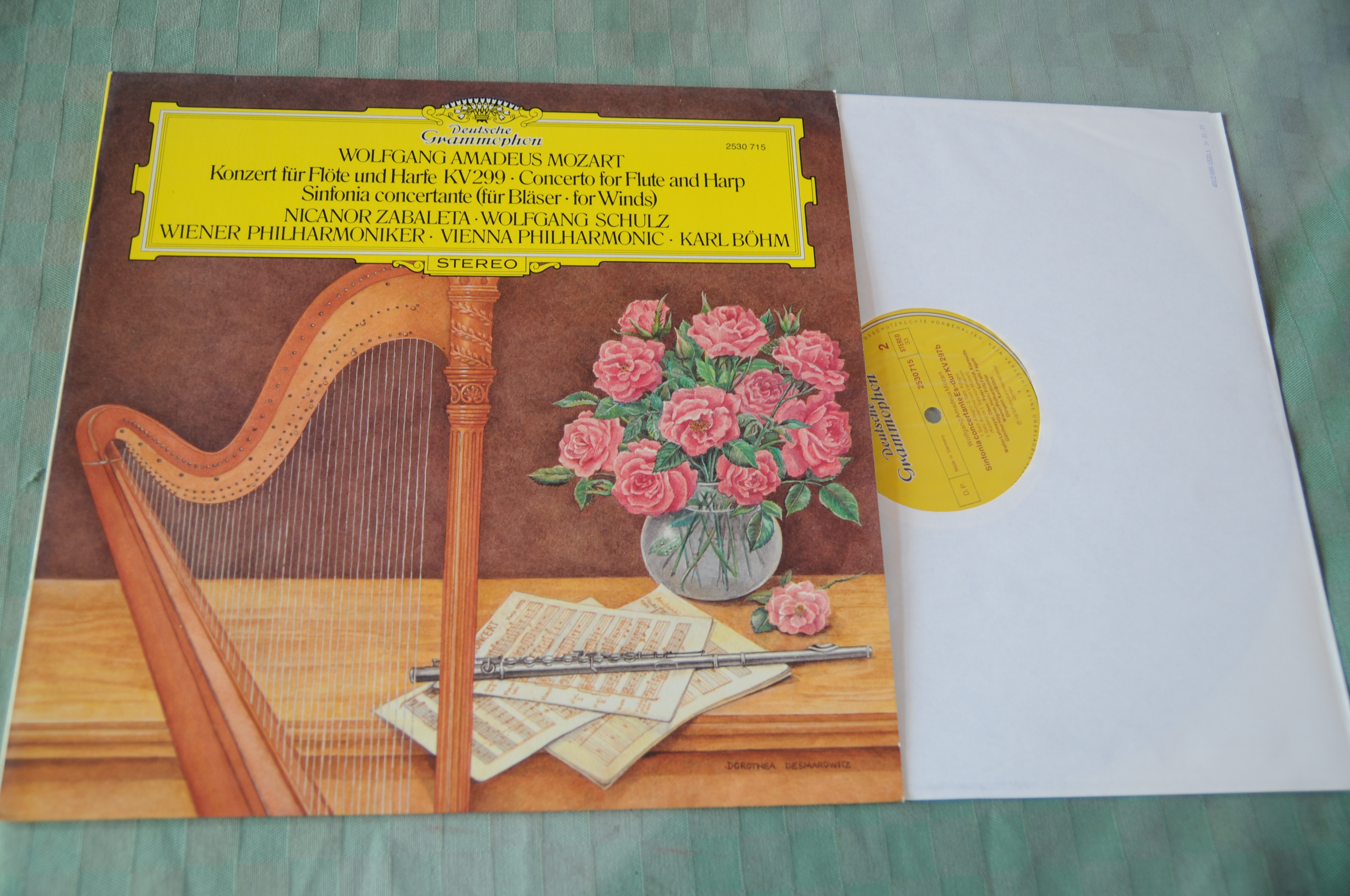 mozart concerto for flute and harp 2530 715 NUOVISSIMO