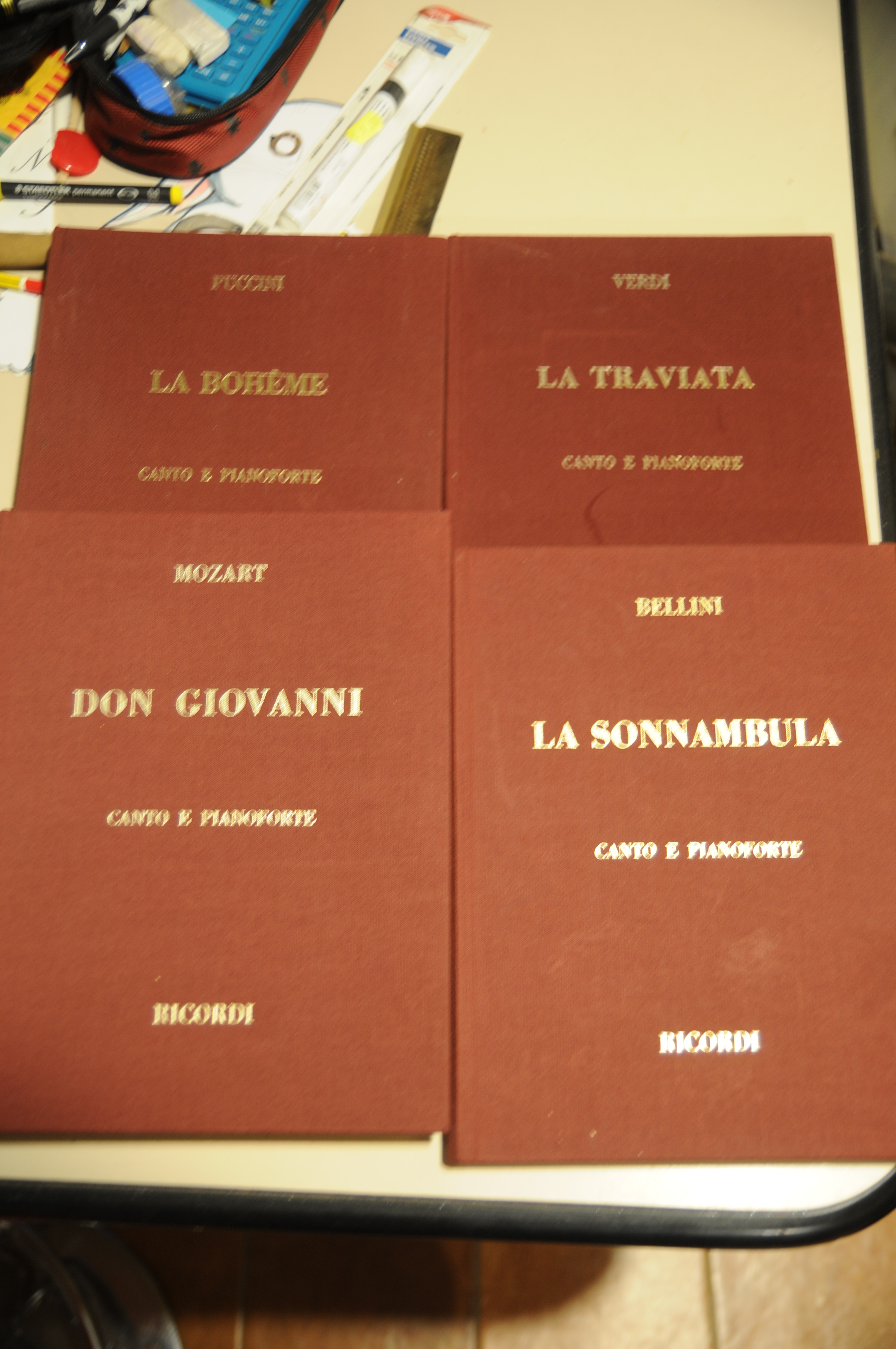 MOZART don giovanni puccini la boheme verdi la traviata bellini …