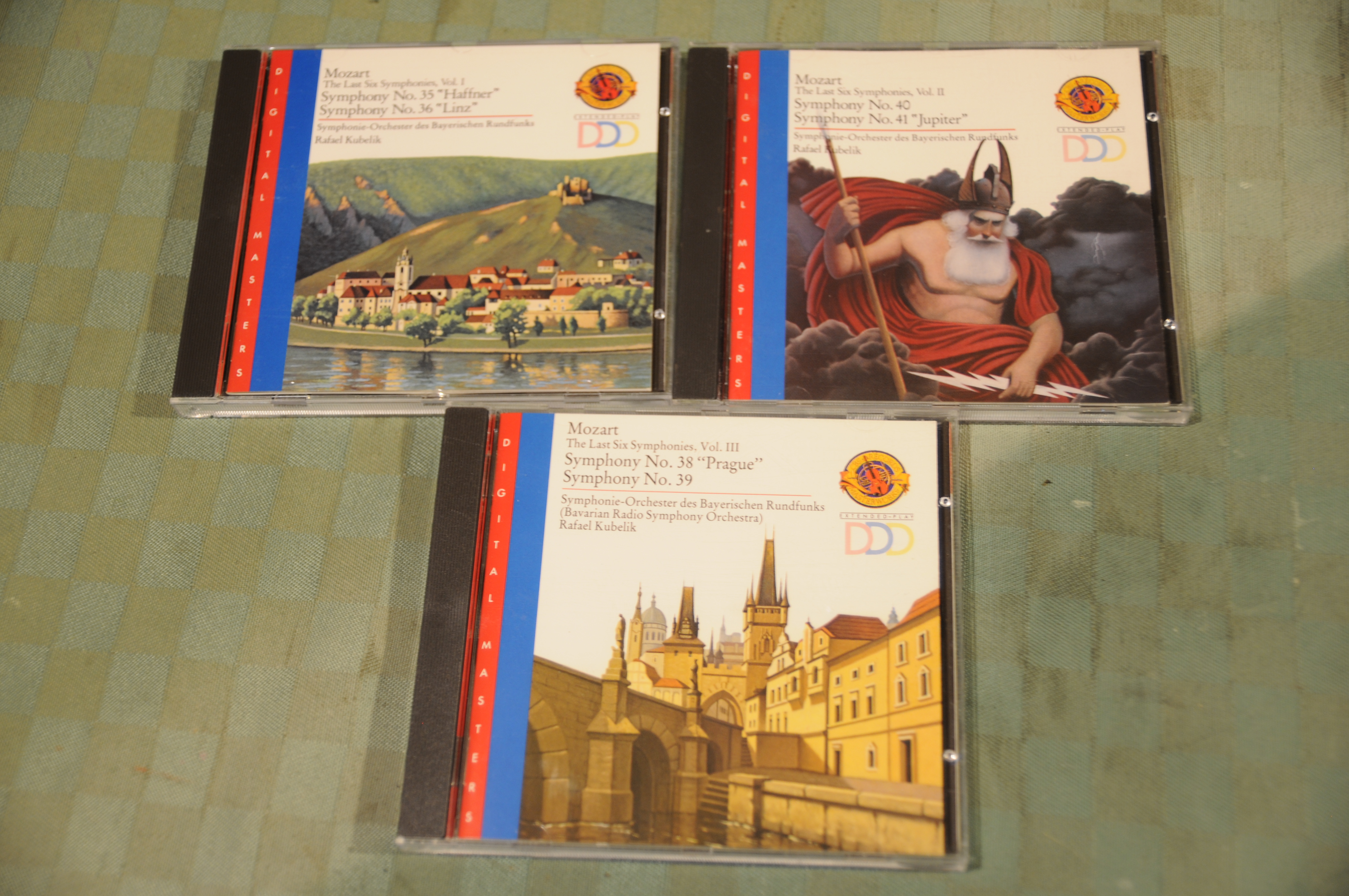 MOZART THE LAST SIX SYMPHONIES 3 CD NUOVI