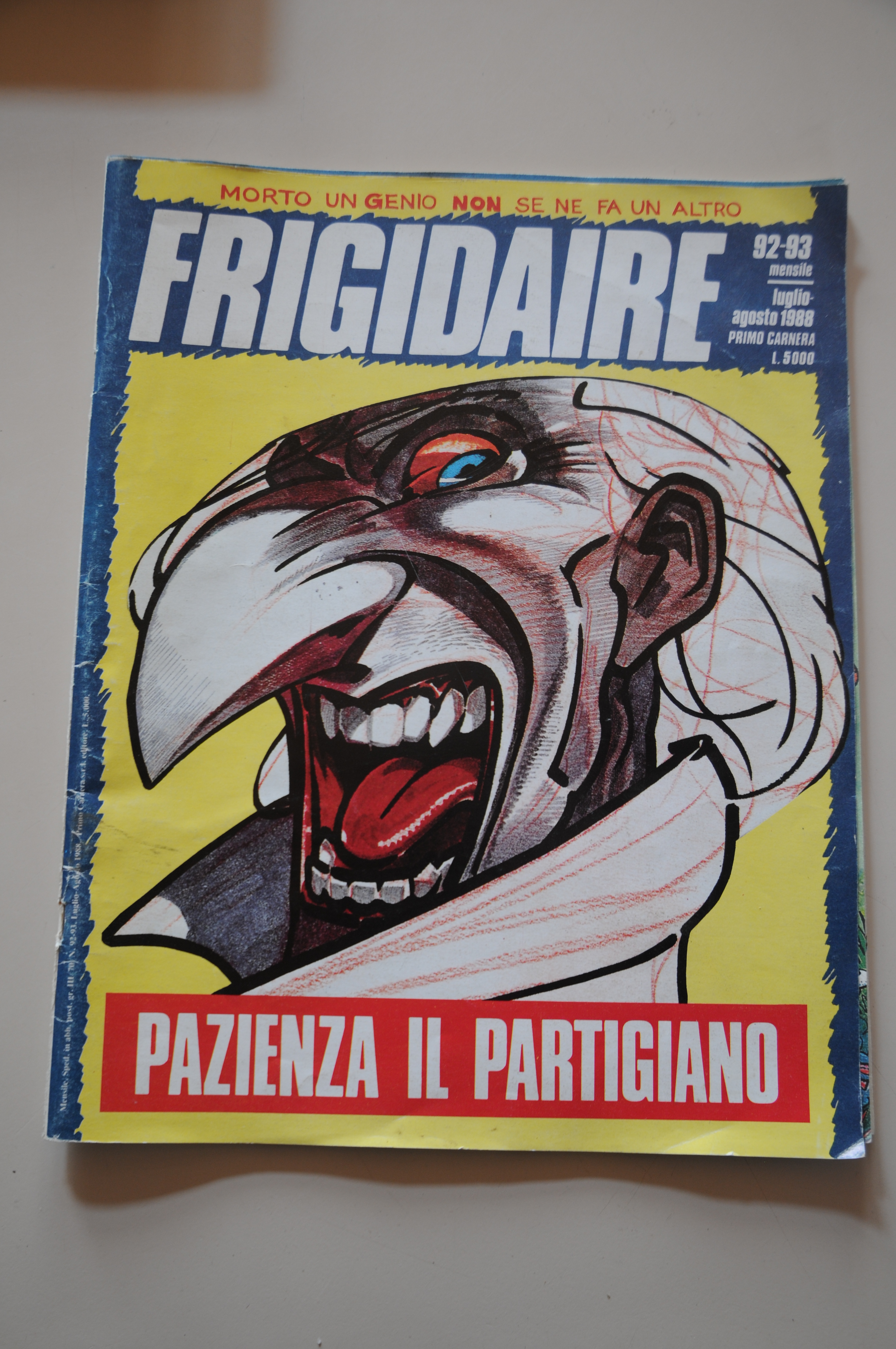 n. 92-93 andrea pazienza il partigiano