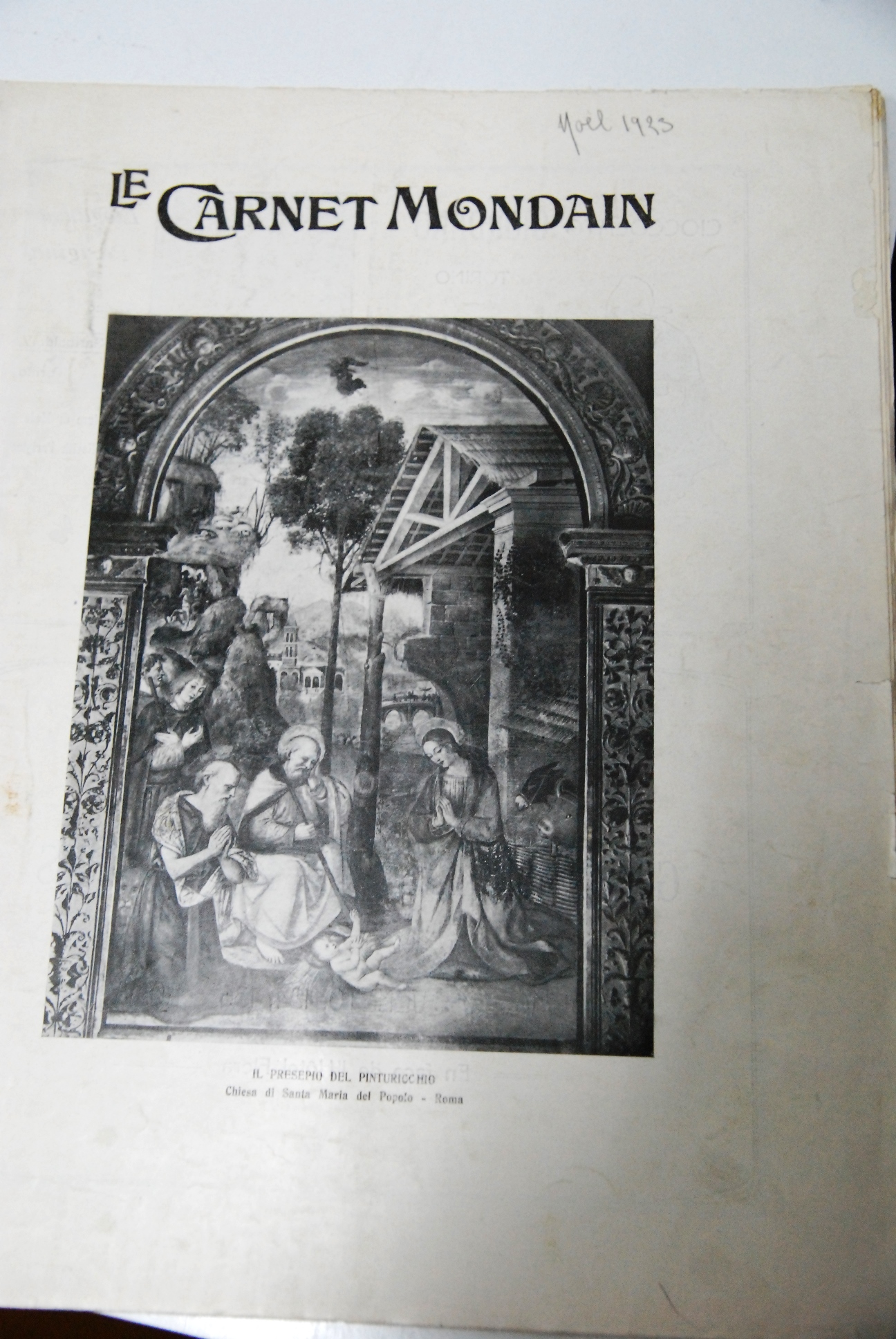 natale 1923 il presepio del pinturicchio n. 523