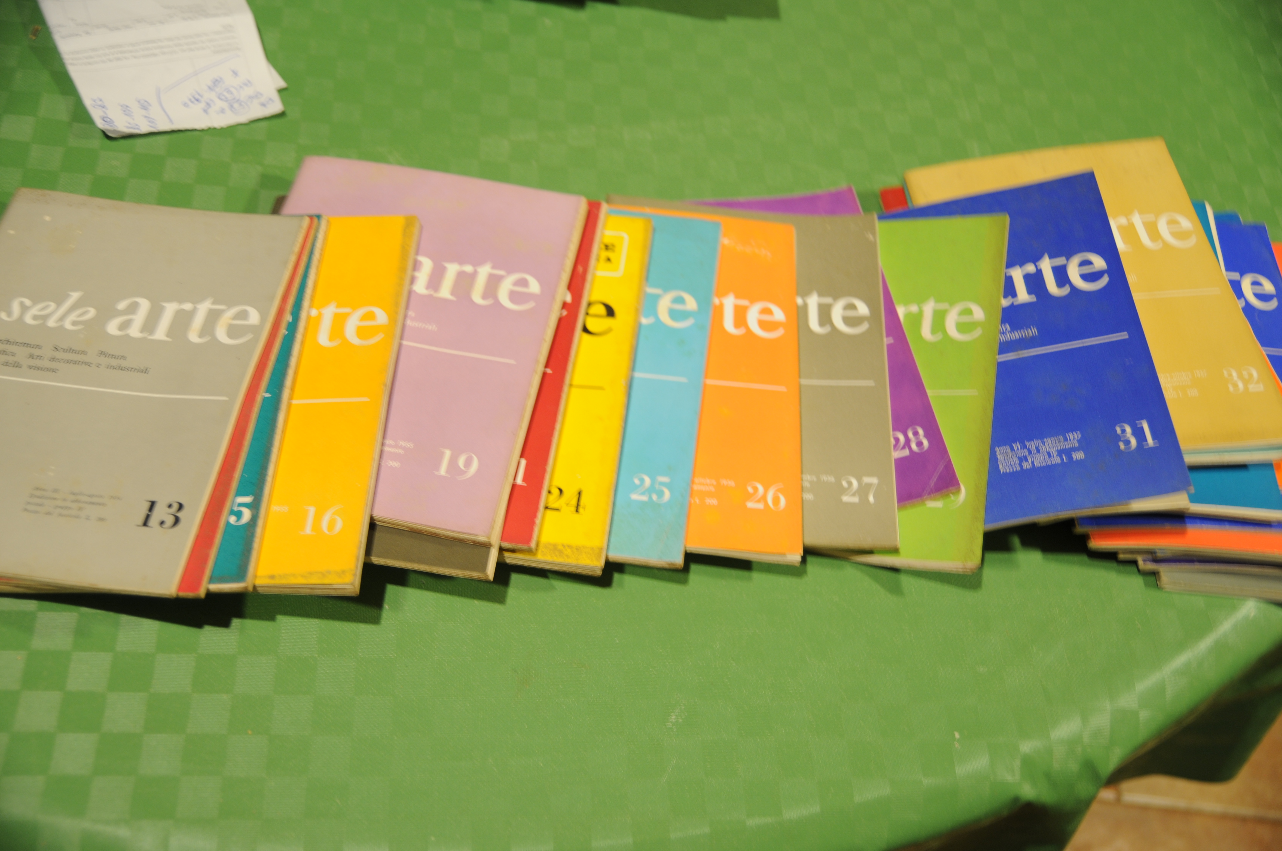 numeri 13-16, 19-22, 24-29, 31-44