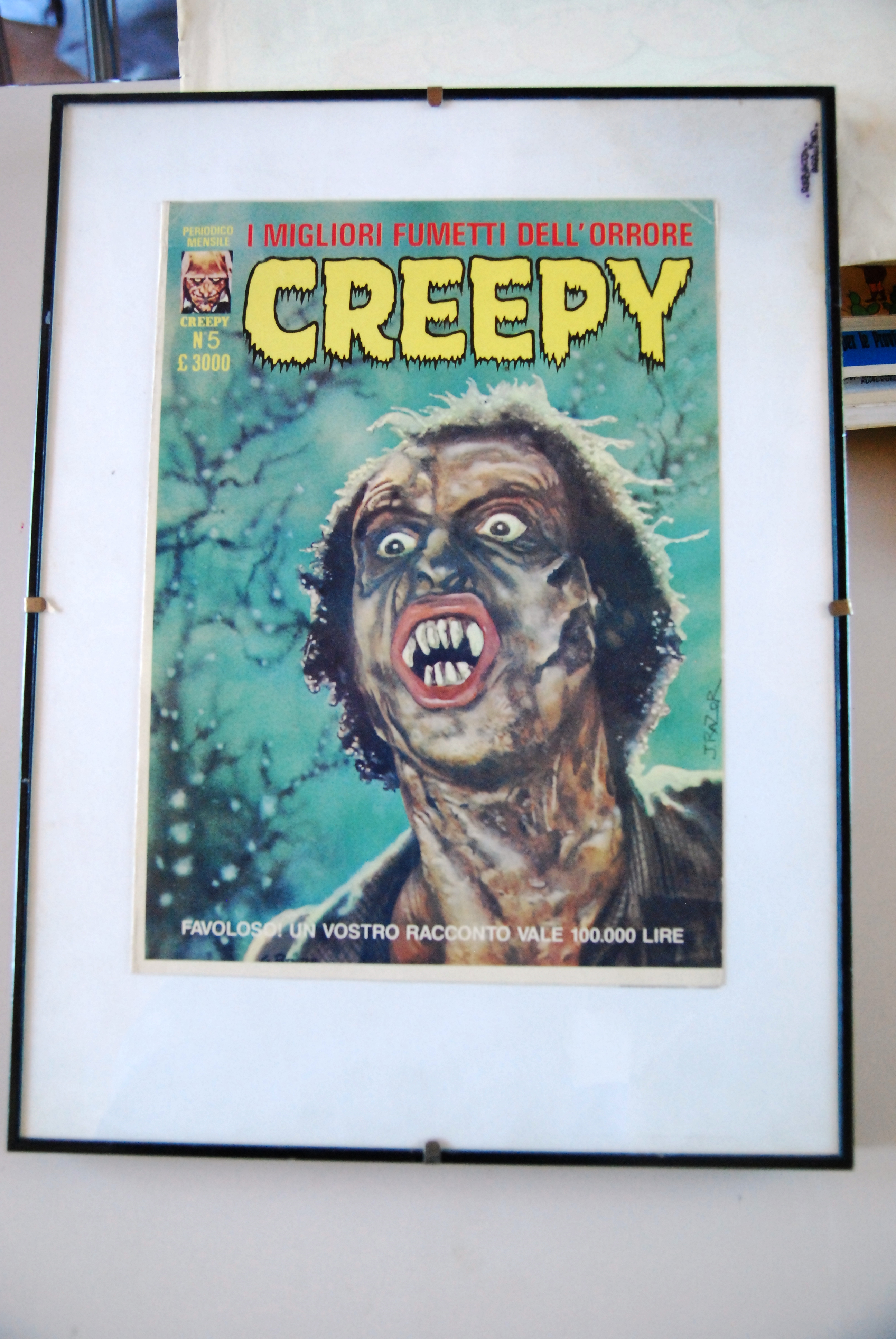 numero 5 copertina di razor giovanni bruzzo