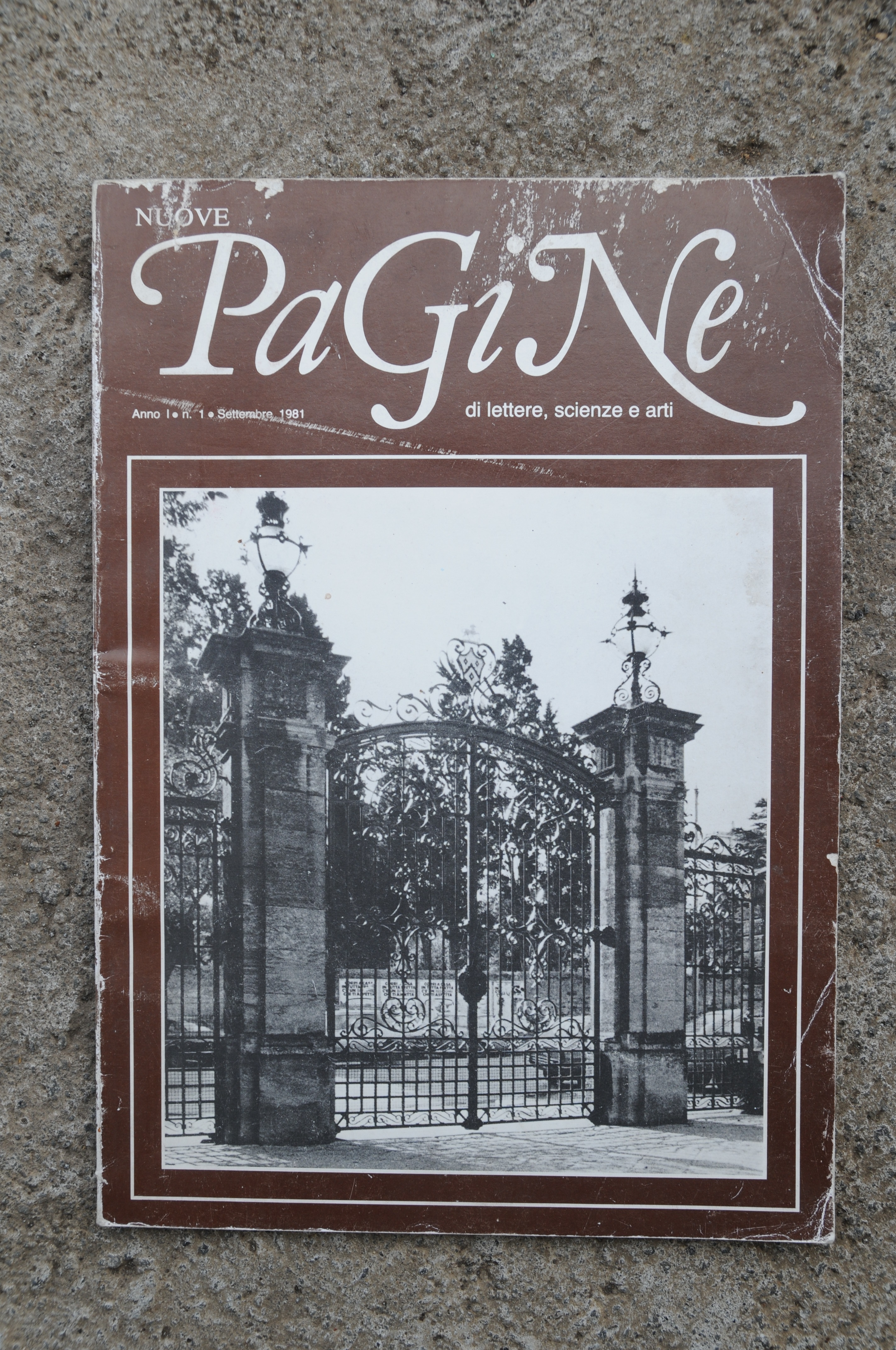 nuove pagine di lettere scienze e arti anno 1 n. …