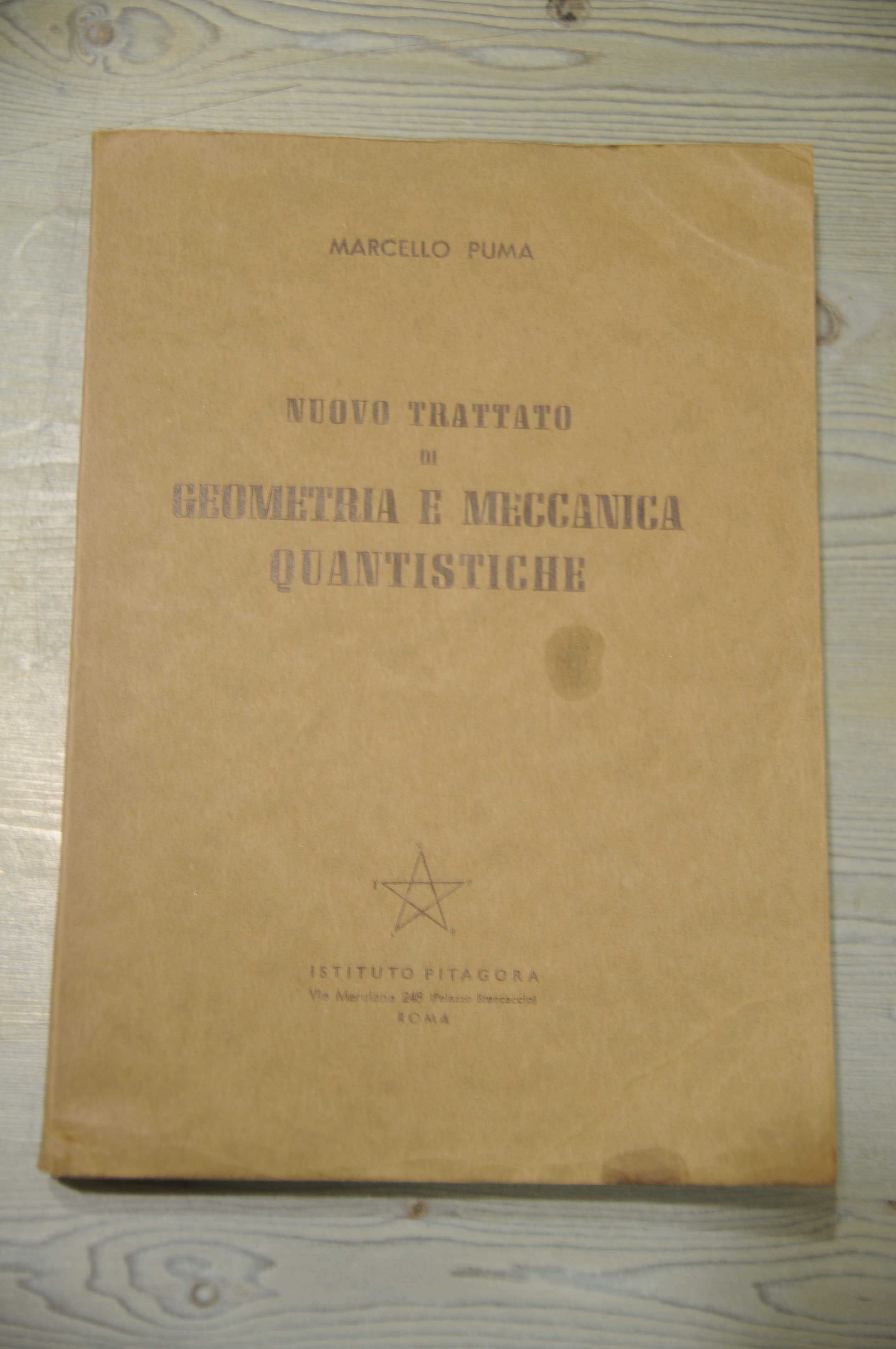 nuovo trattato geometria e meccanica quantistiche NUOVO