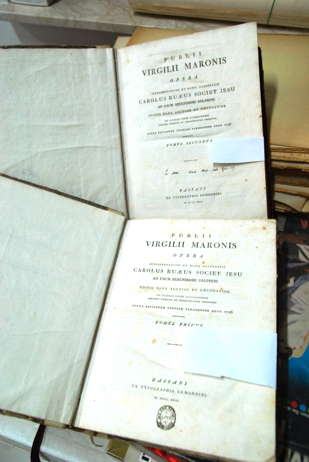 Opera interpretazione et notis illustravit + carolus ruaeus societ, 2 …