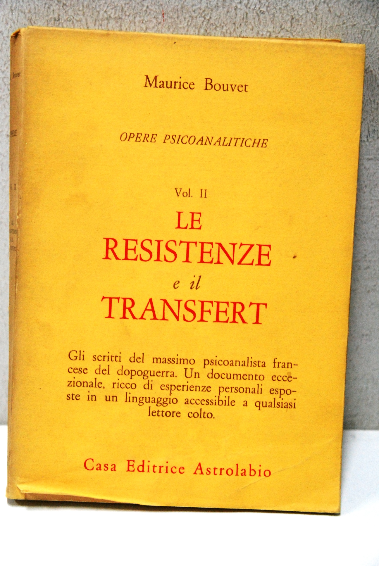 Opere psicoanalitiche le resistenze e il transfert